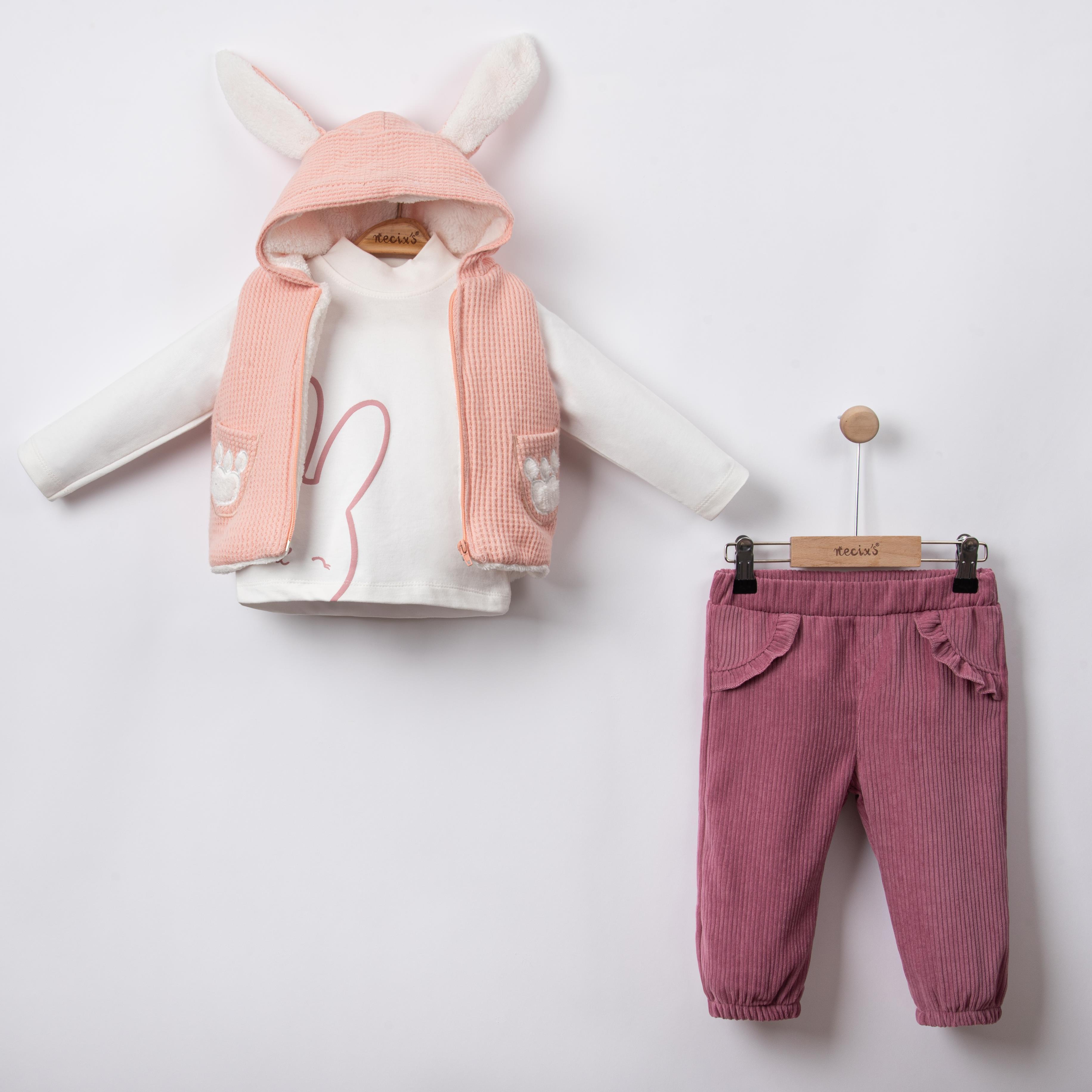 Necix's Sydney Kız Bebek Şişme Yelekli Üçlü Takım