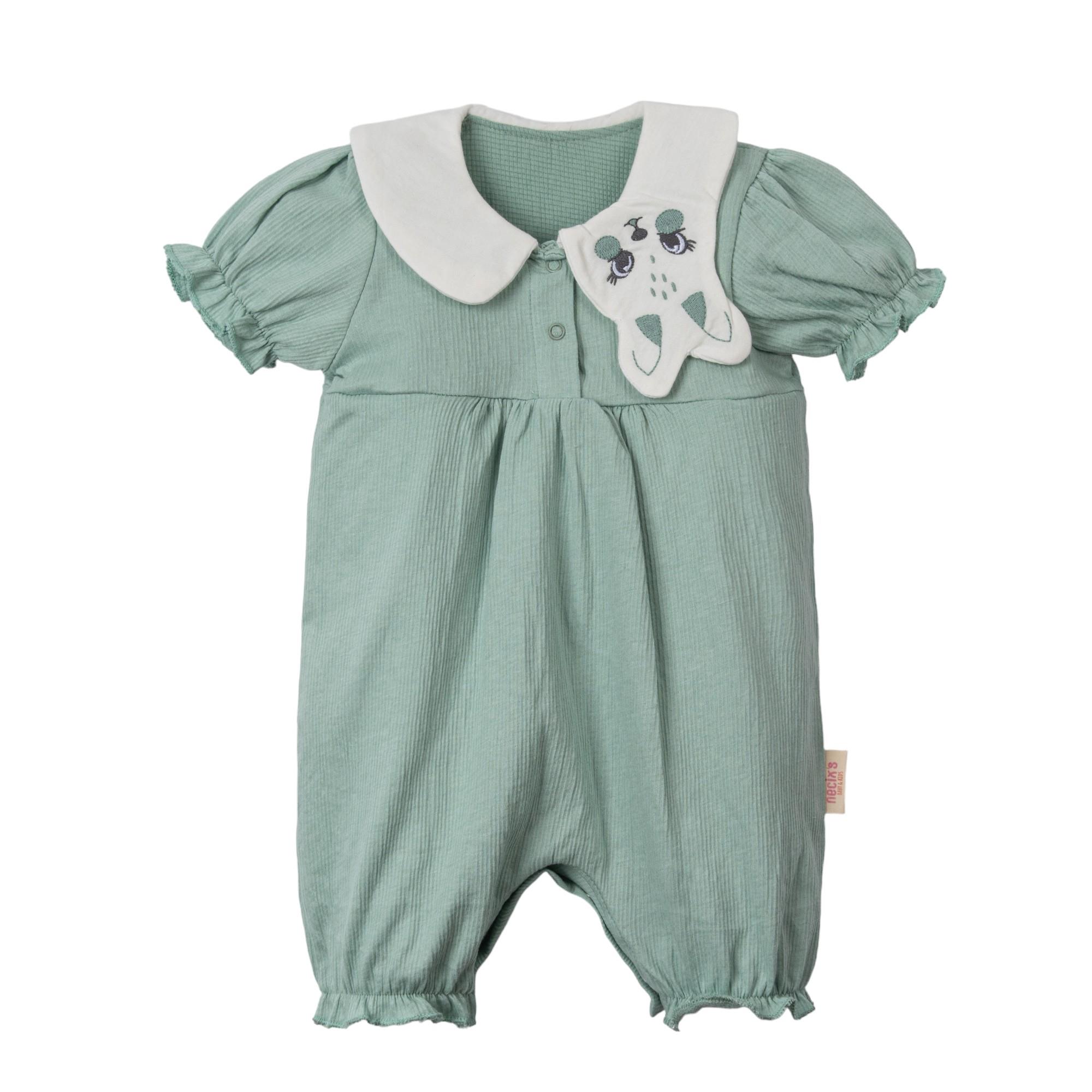 Necix's Tavşan Yakalı Kız Bebek Tulum