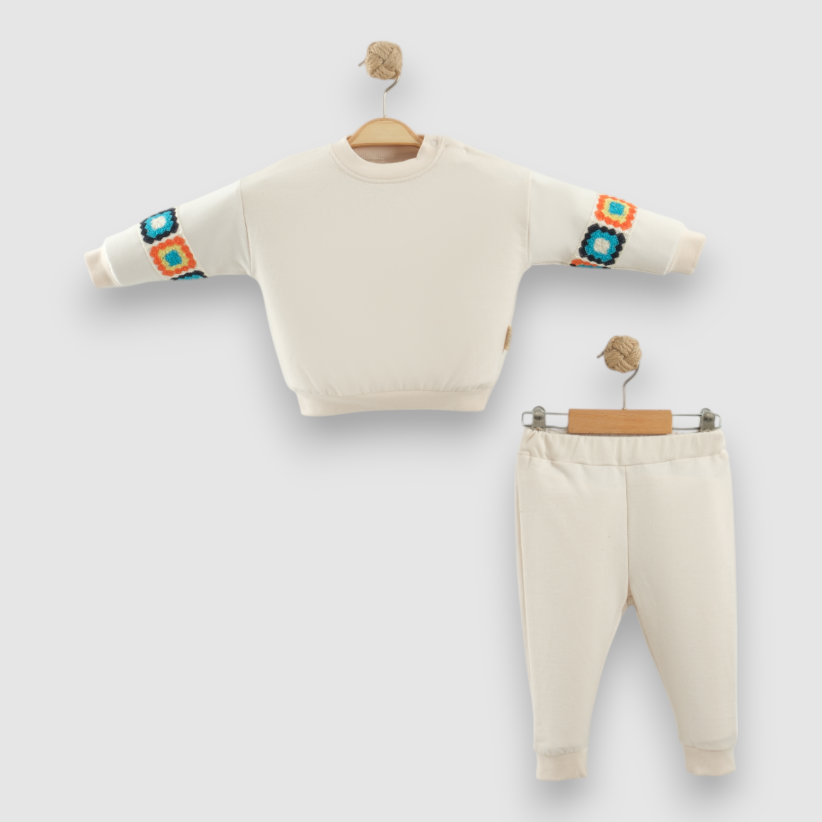 NECİXS TIĞ İŞİ DETAYLI 2 Lİ TAKIM 6-24 AY