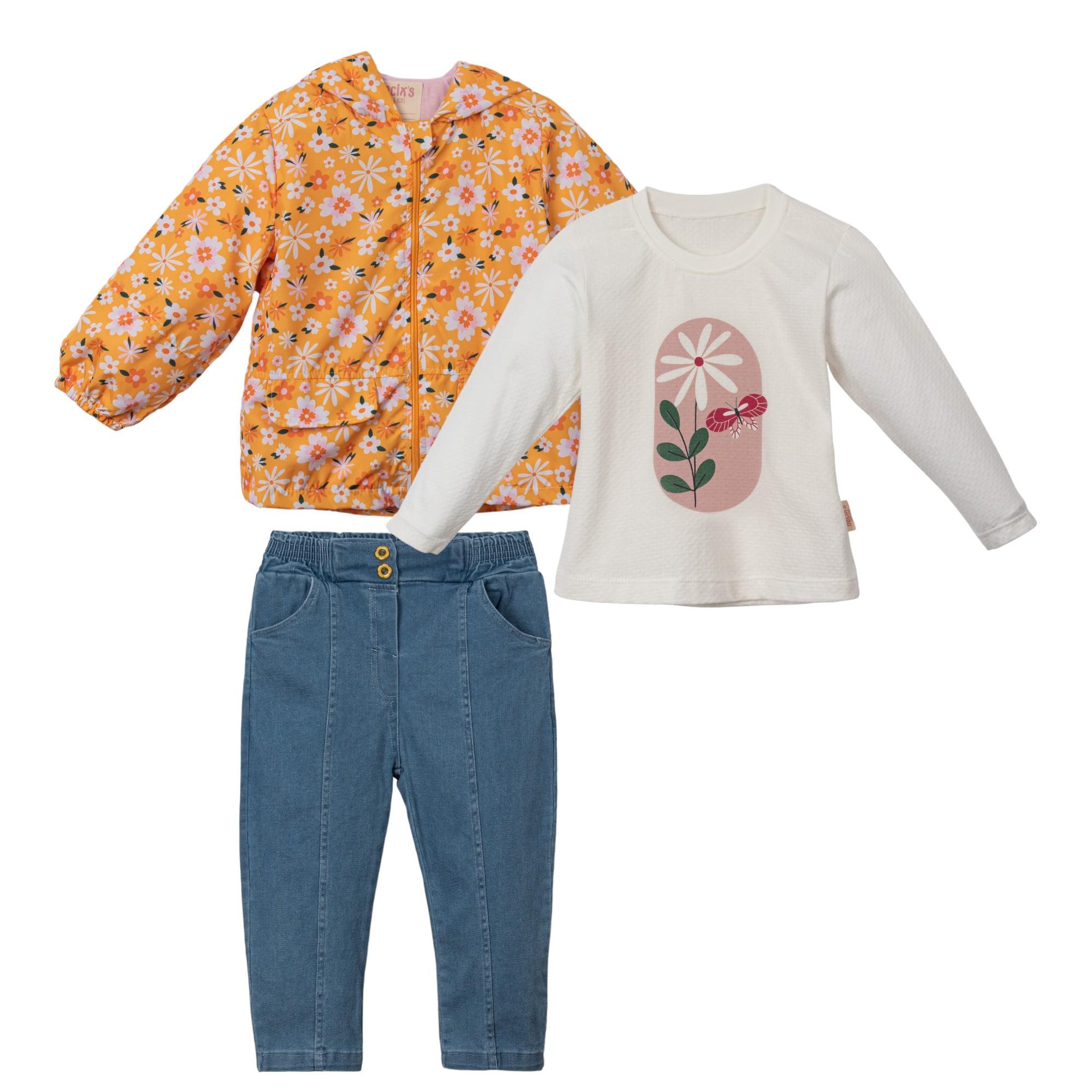 Necix's Valera Kız Çocuk Yağmurluklu Takım