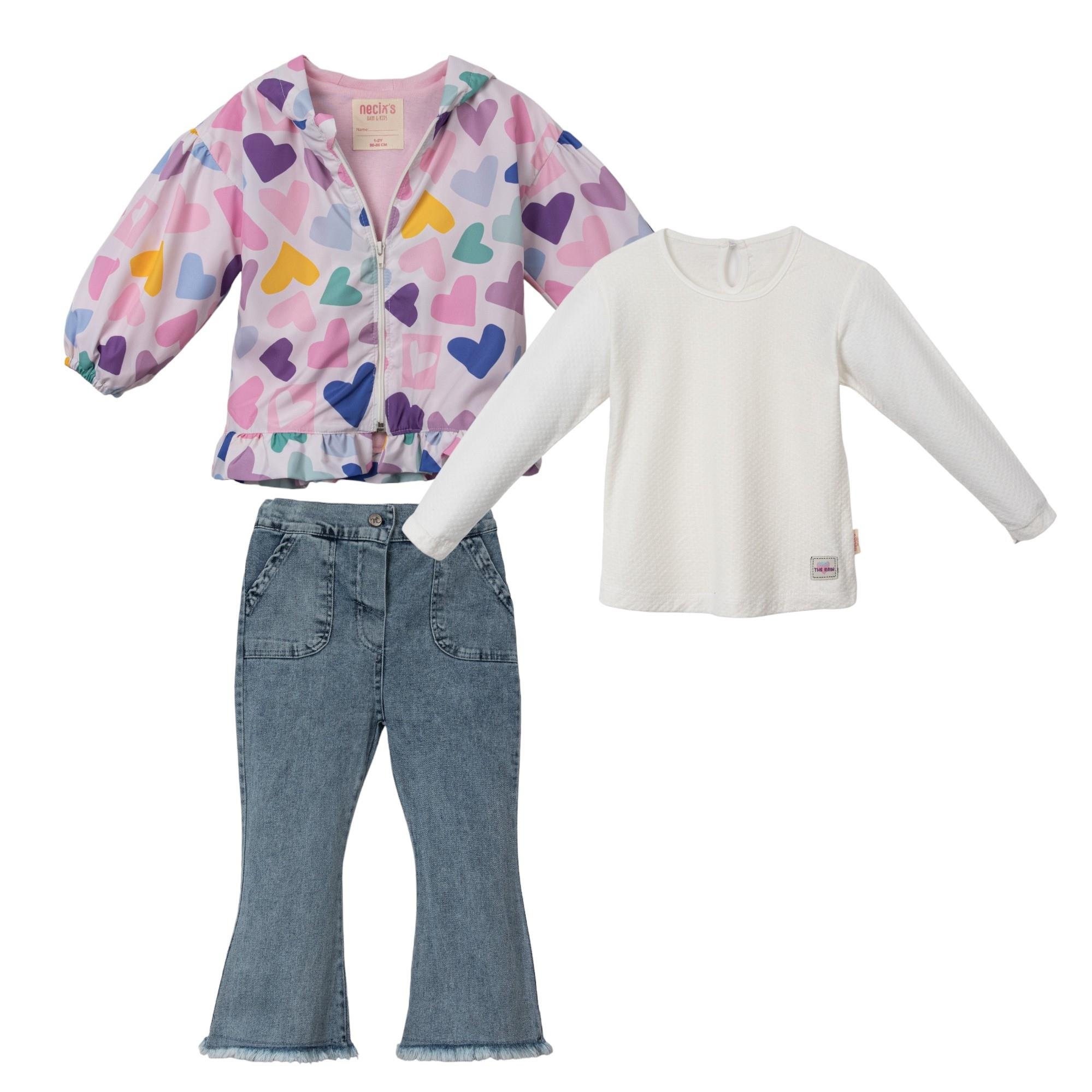 Necix's Valle Kız Çocuk Yağmurluklu Takım