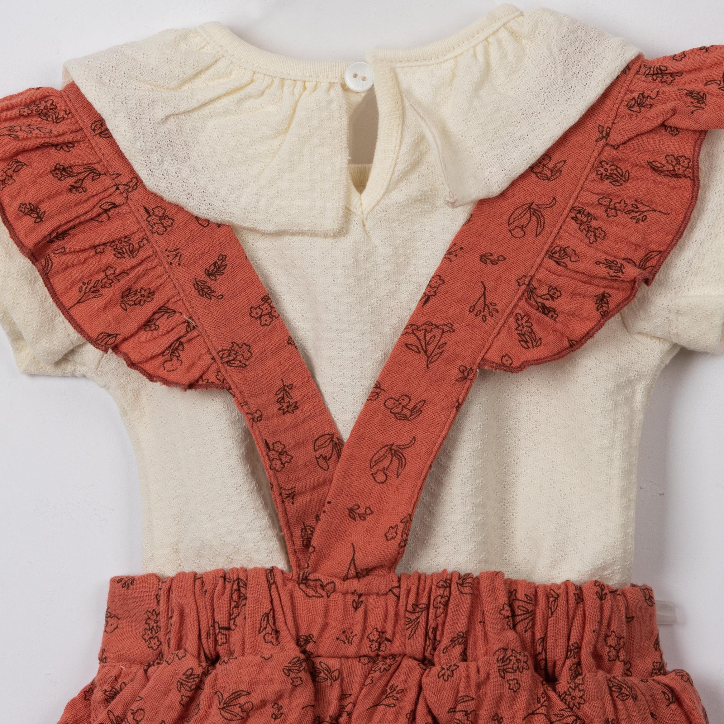 Necix's Villa Montes Salopetli Kzı Bebek Elbise