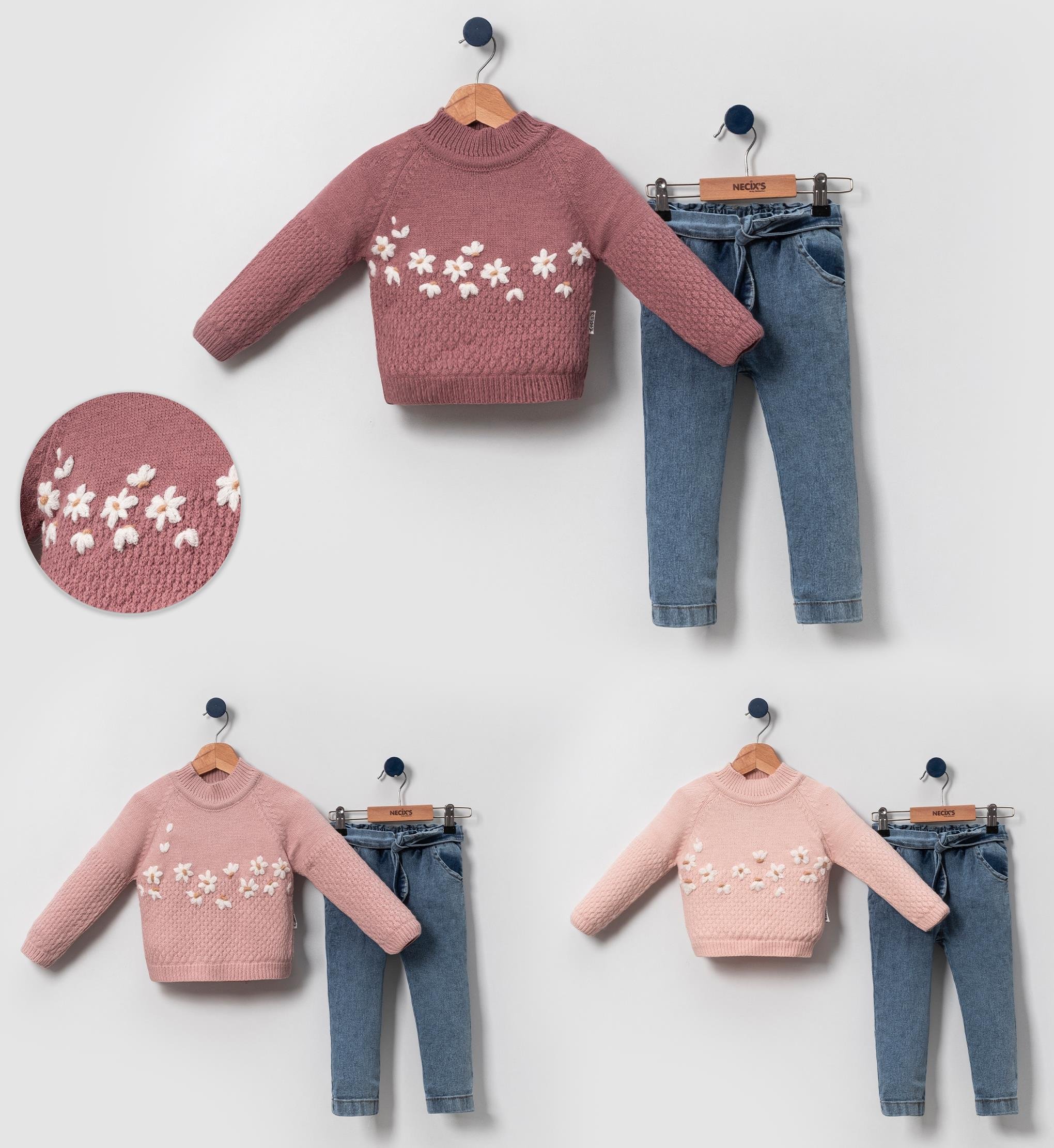 Necix's Vilnius Triko Kız Bebek İkili Takım