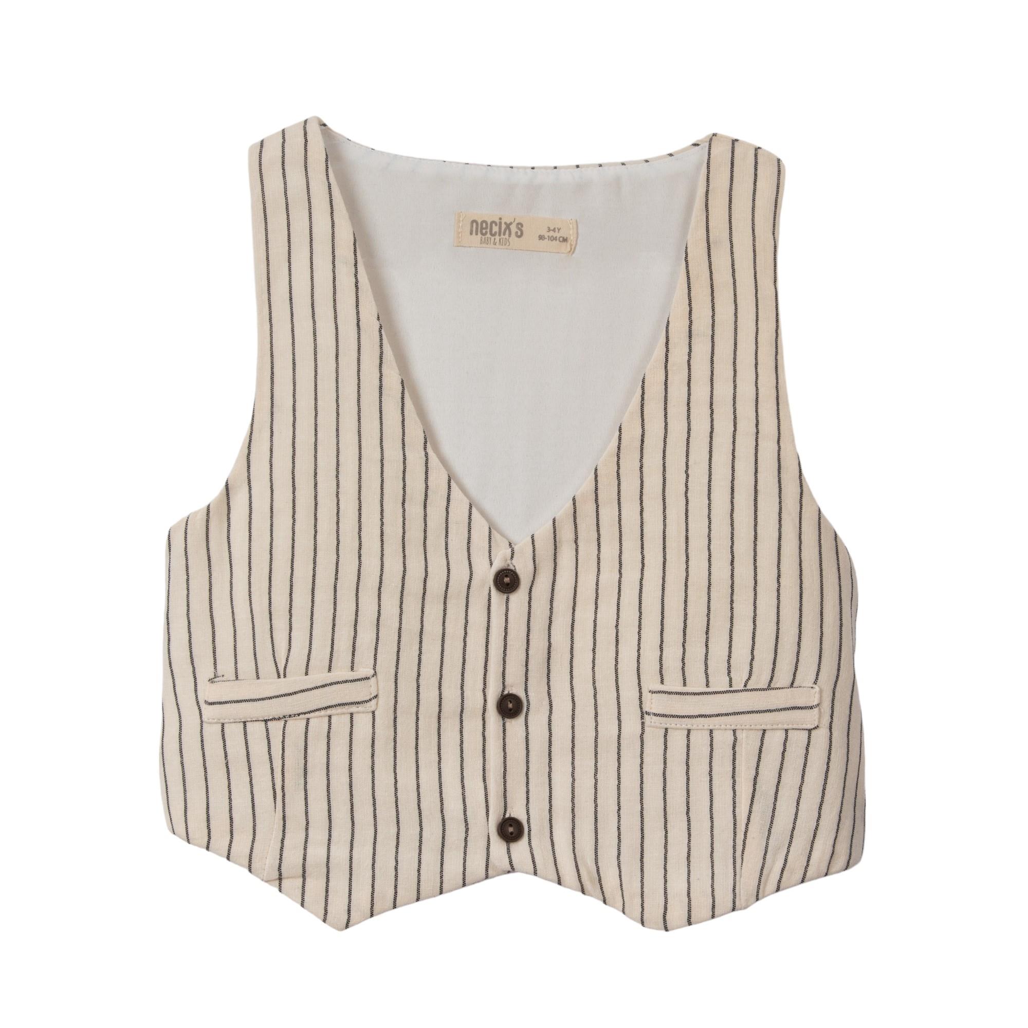 Necix's Yelekli Erkek Çocuk Üçlü Takım