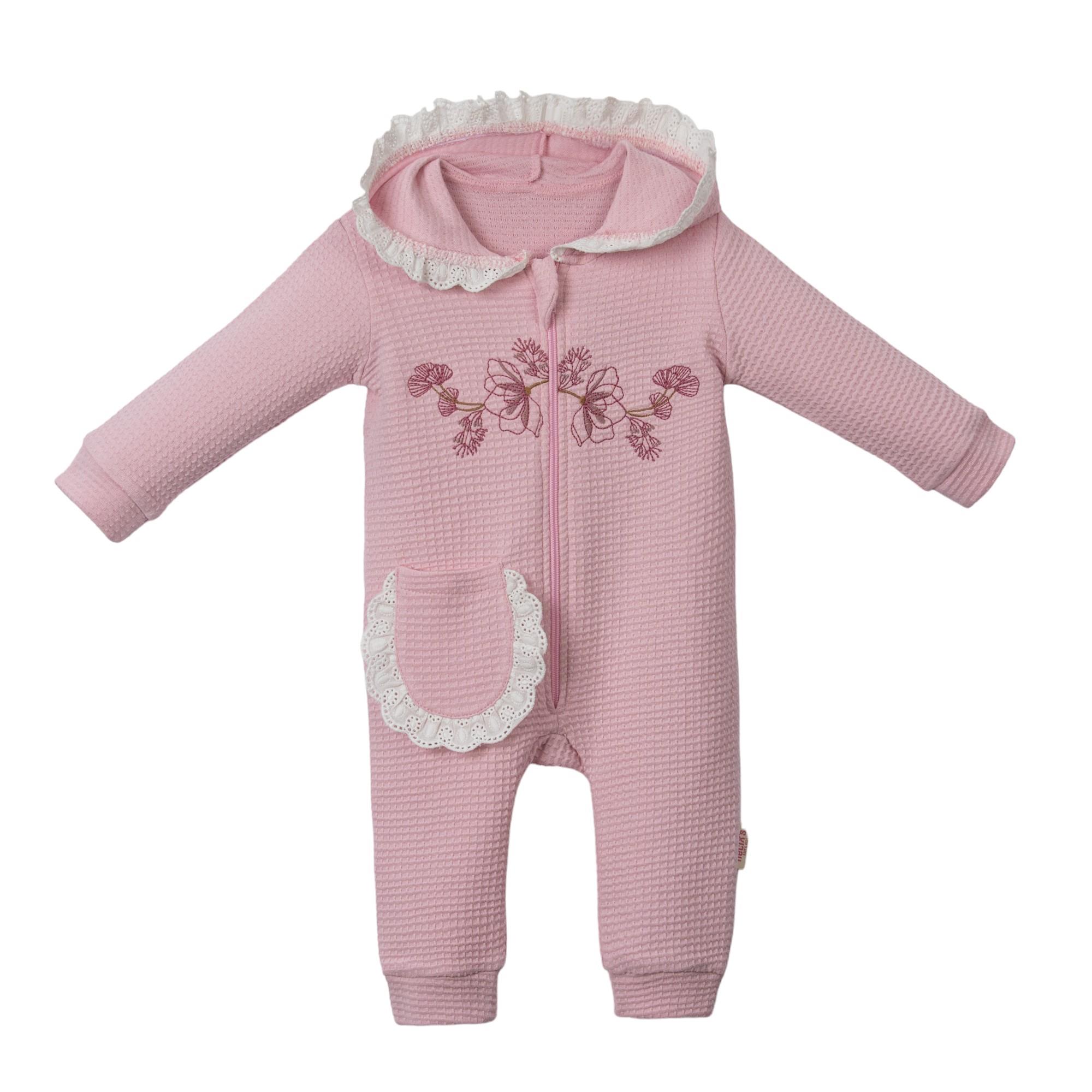 Necix's Yola Fermuarlı Kız Bebek Tulum