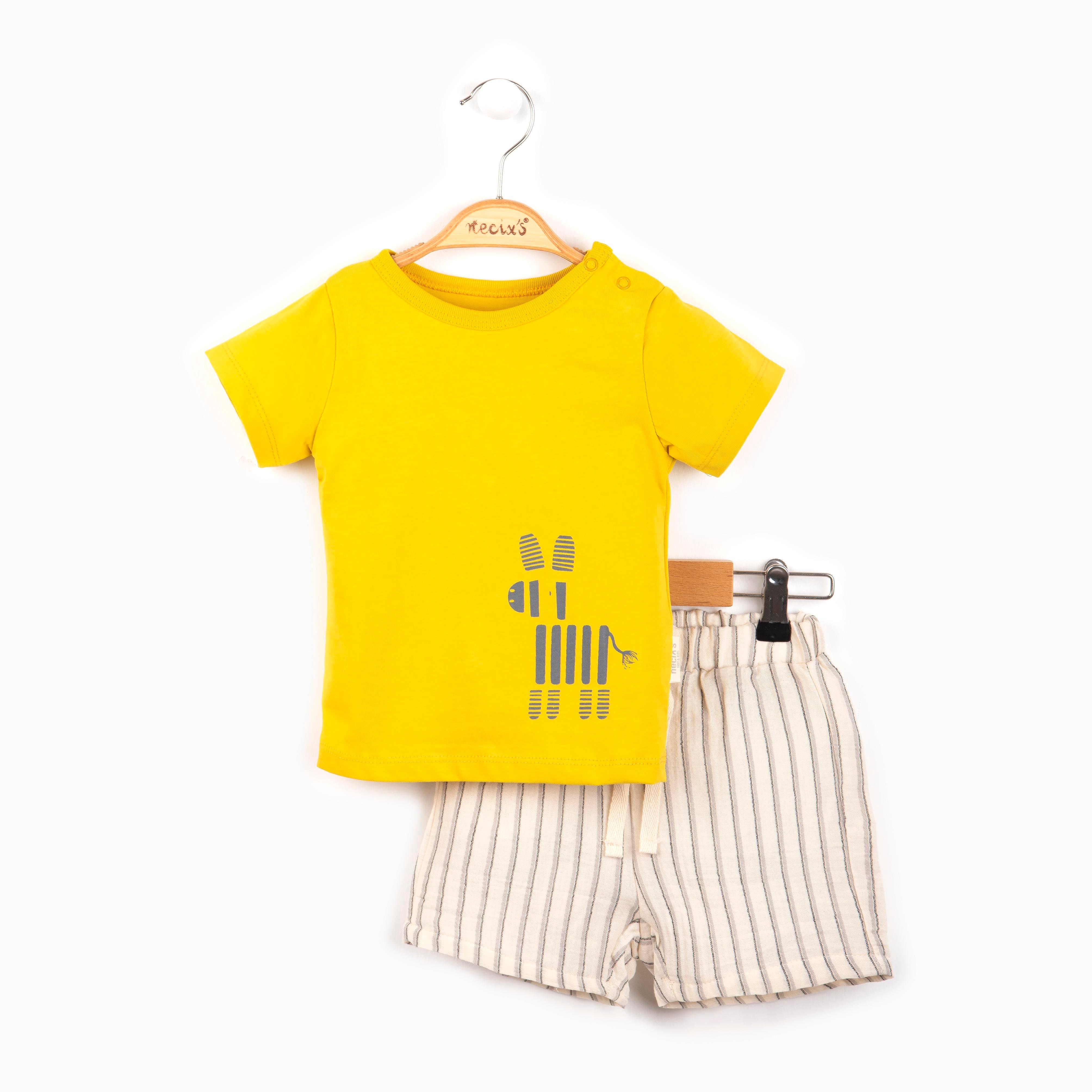 NECİXS ZEBRA 6/24 BEBE İKİLİ TAKIM ERKEK