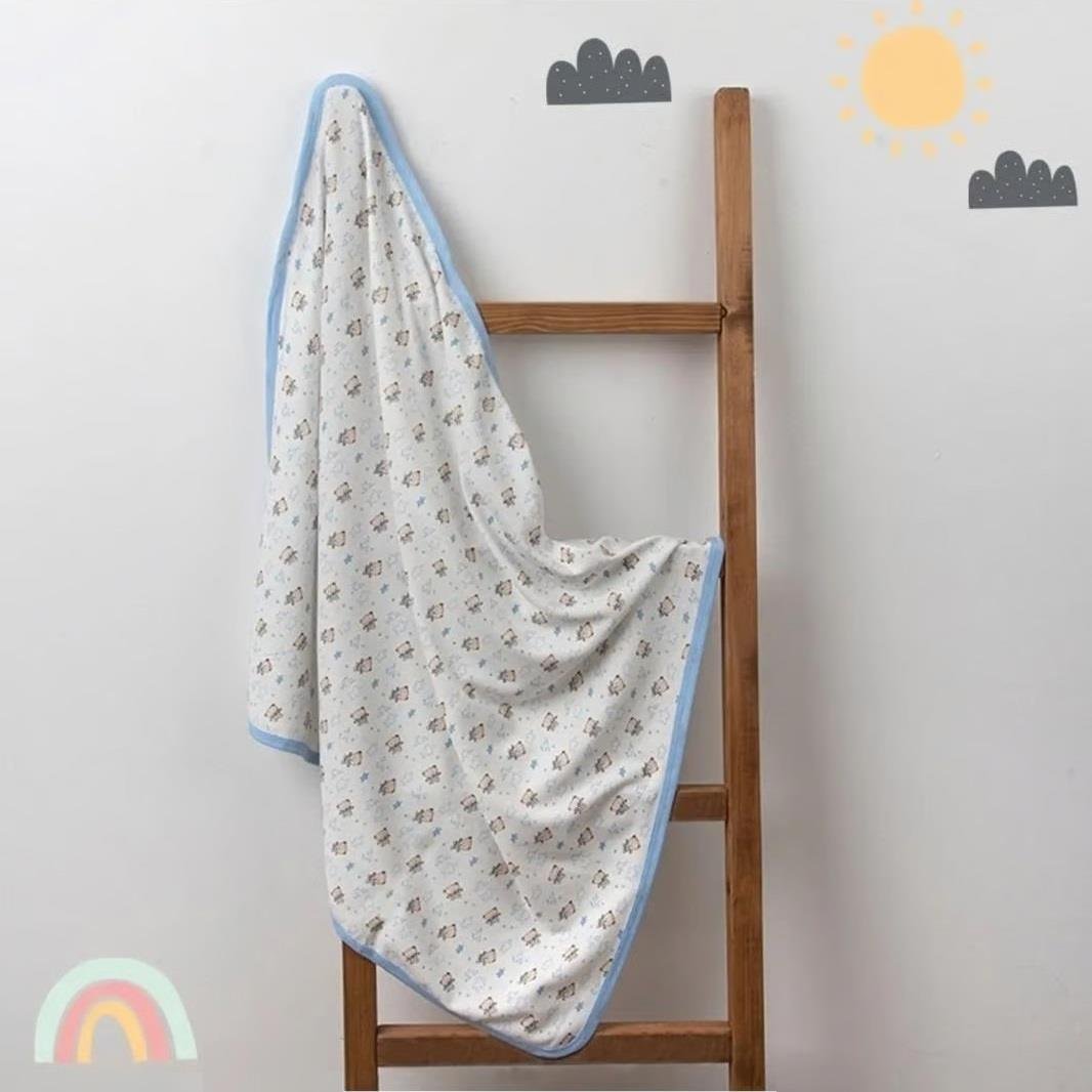 Newworld Bebek Ayıcıklı Penye Battaniye 80*90 cm