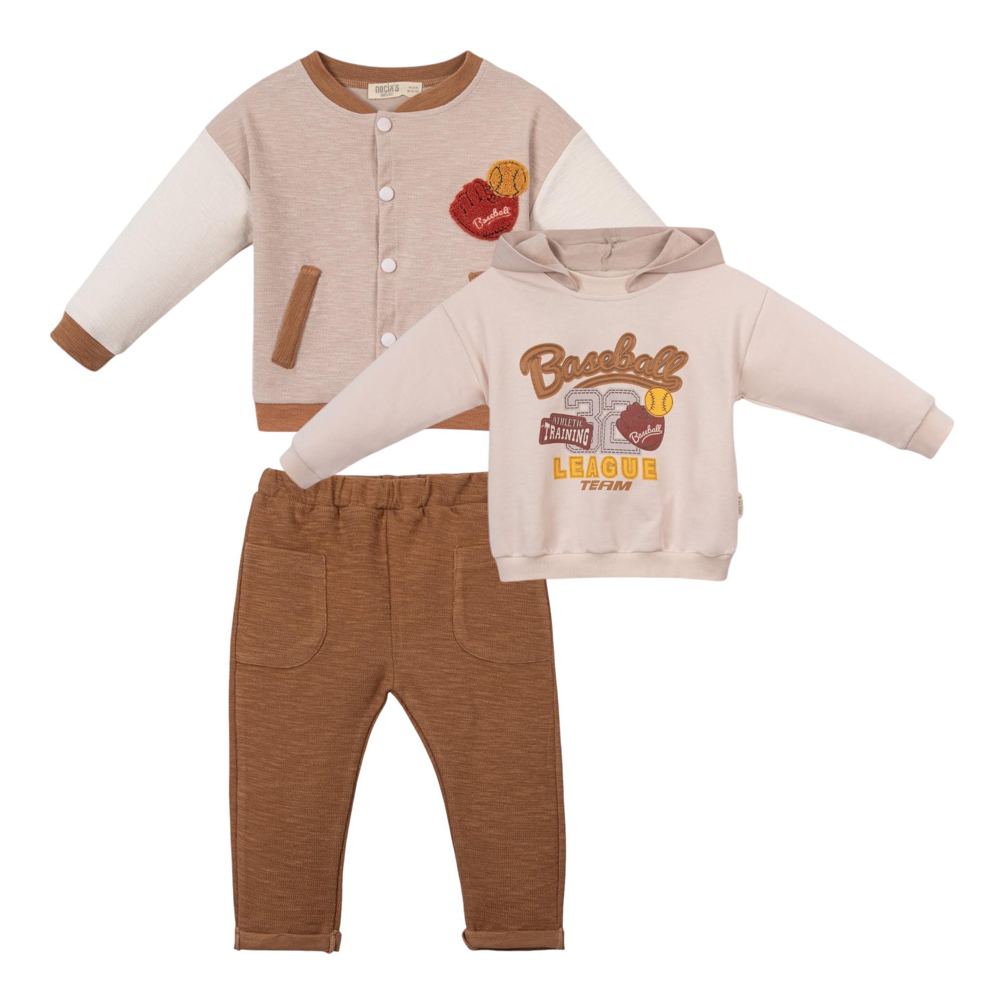 Ottowa Kolek Erkek Bebek Üçlü Takım