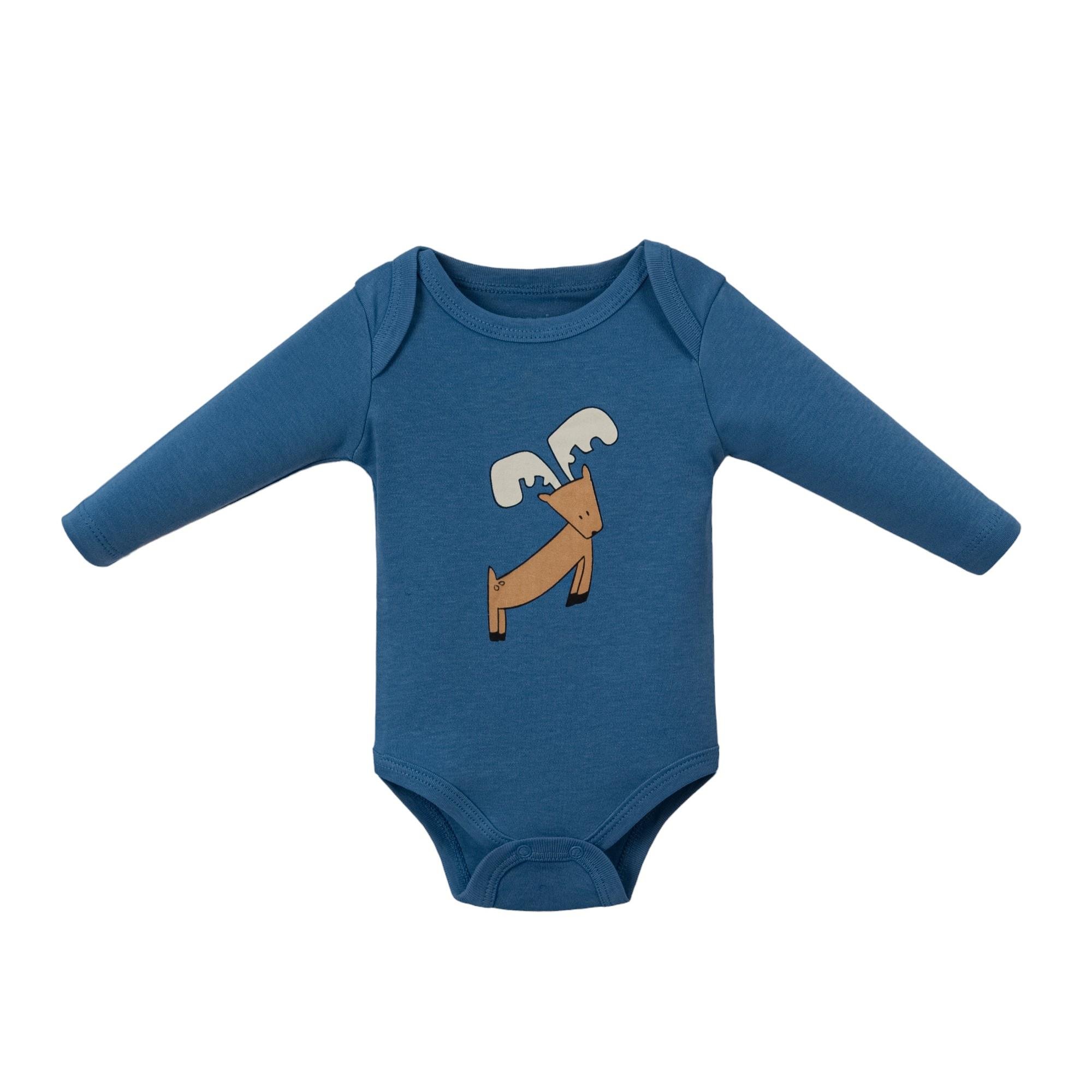 Painted Erkek Bebek Üçlü Body