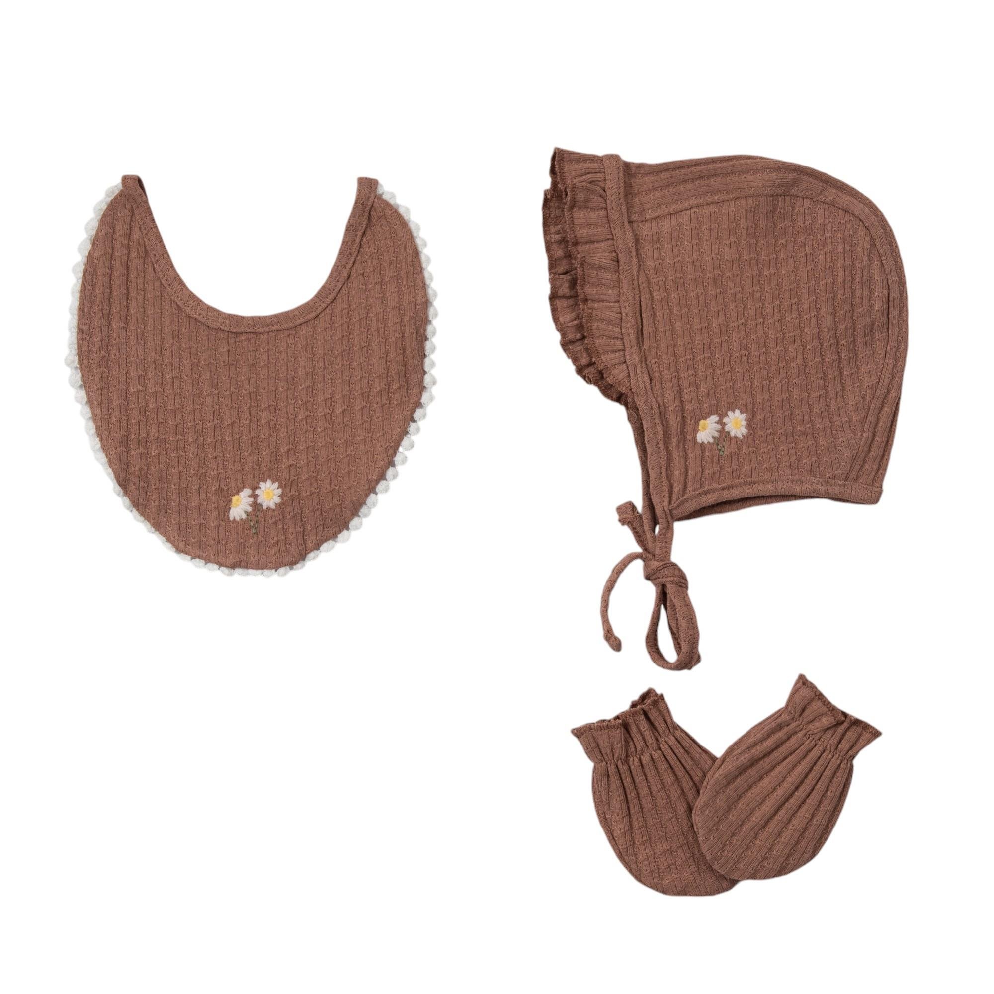 Papatya Kız Bebek Hastane Çıkışı Beşli Set