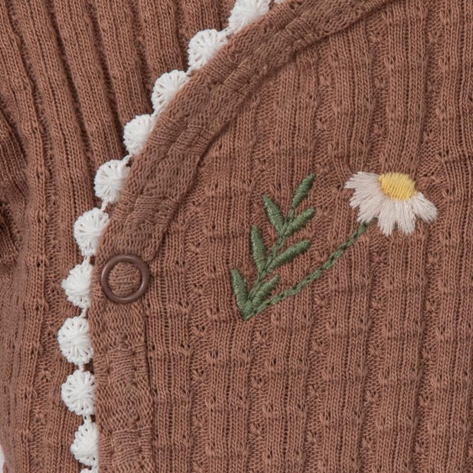 Papatya Kız Bebek Hastane Çıkışı Beşli Set