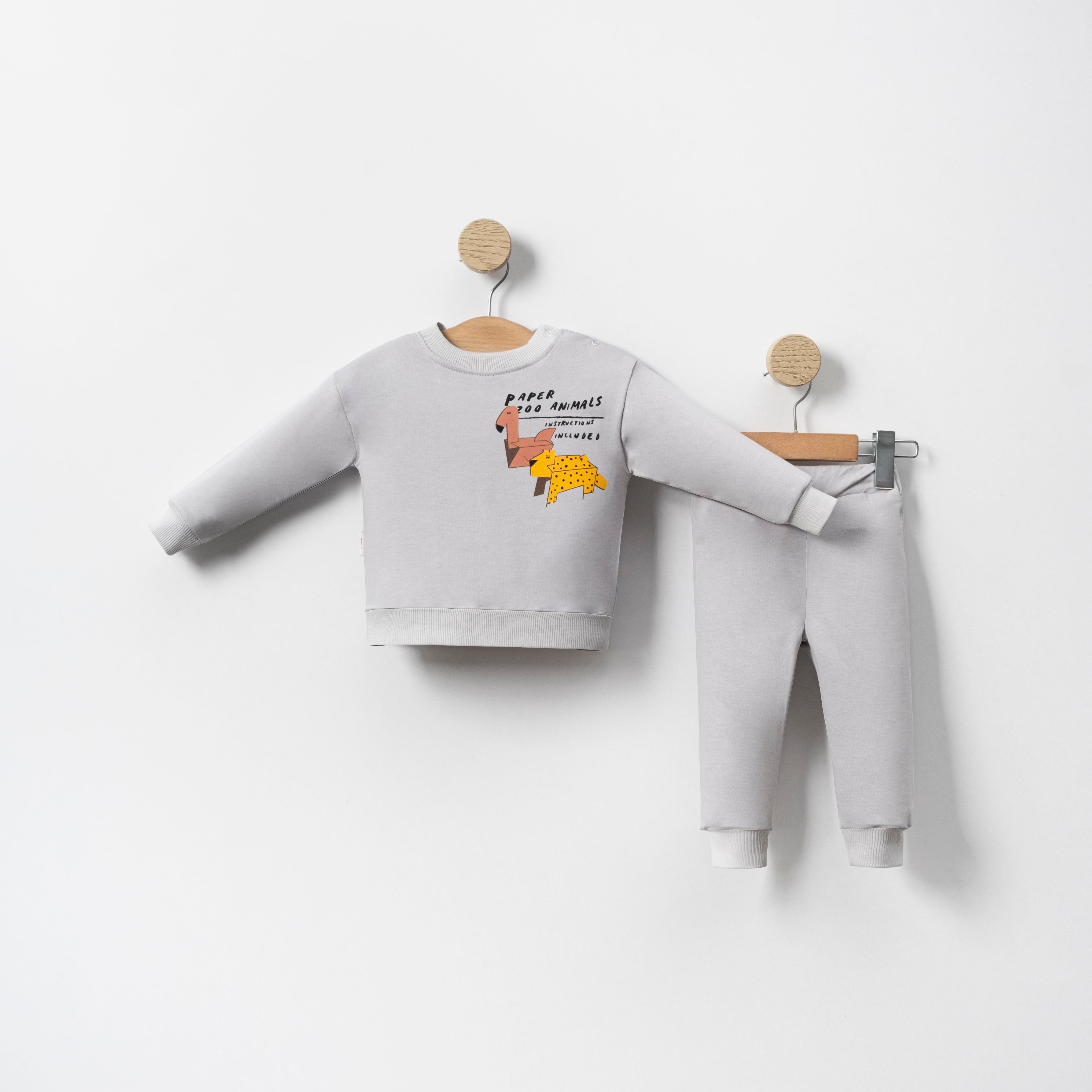 Paper Animals Erkek Bebek İkili Takım