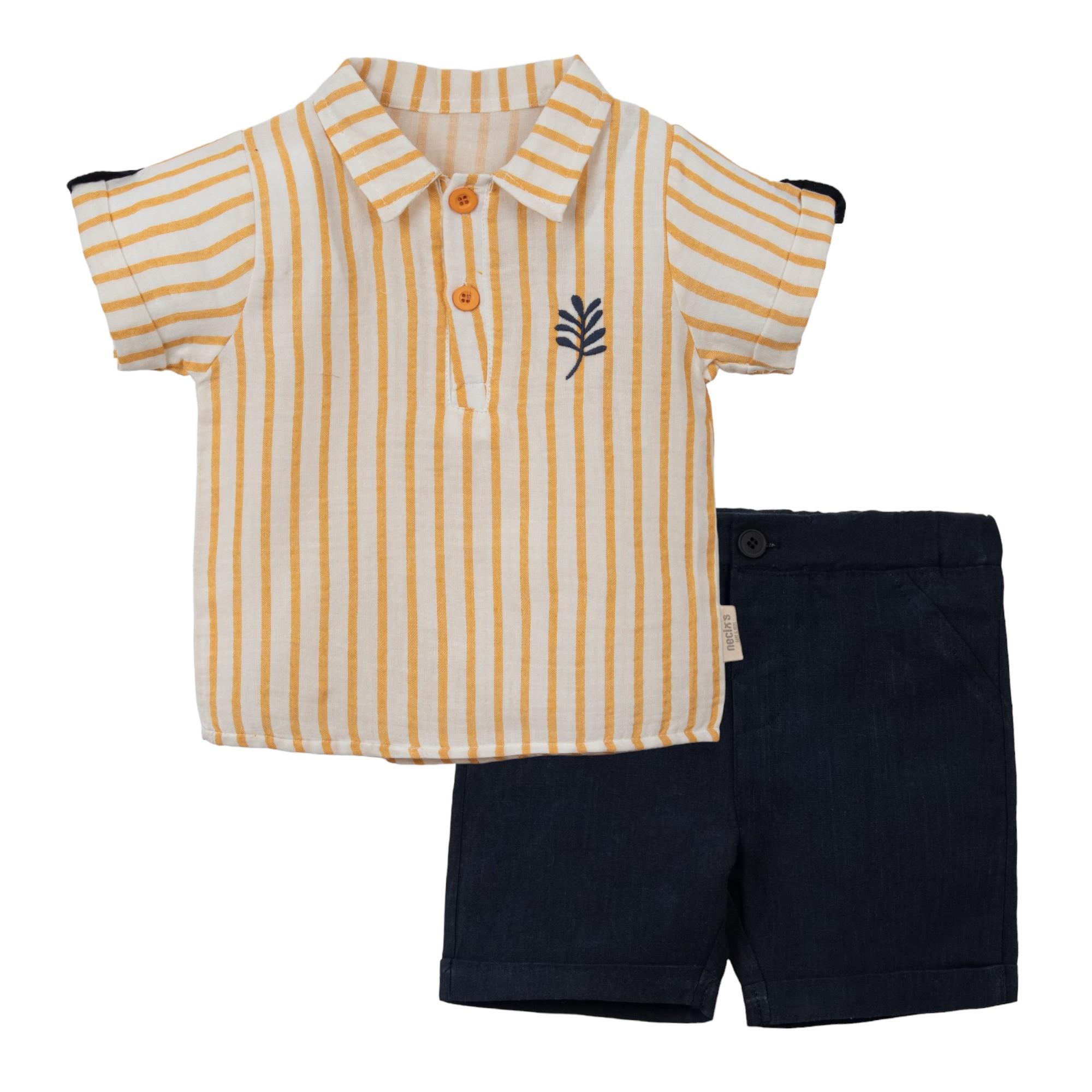 Romanya Gömlekli Erkek Bebek İkili Takım