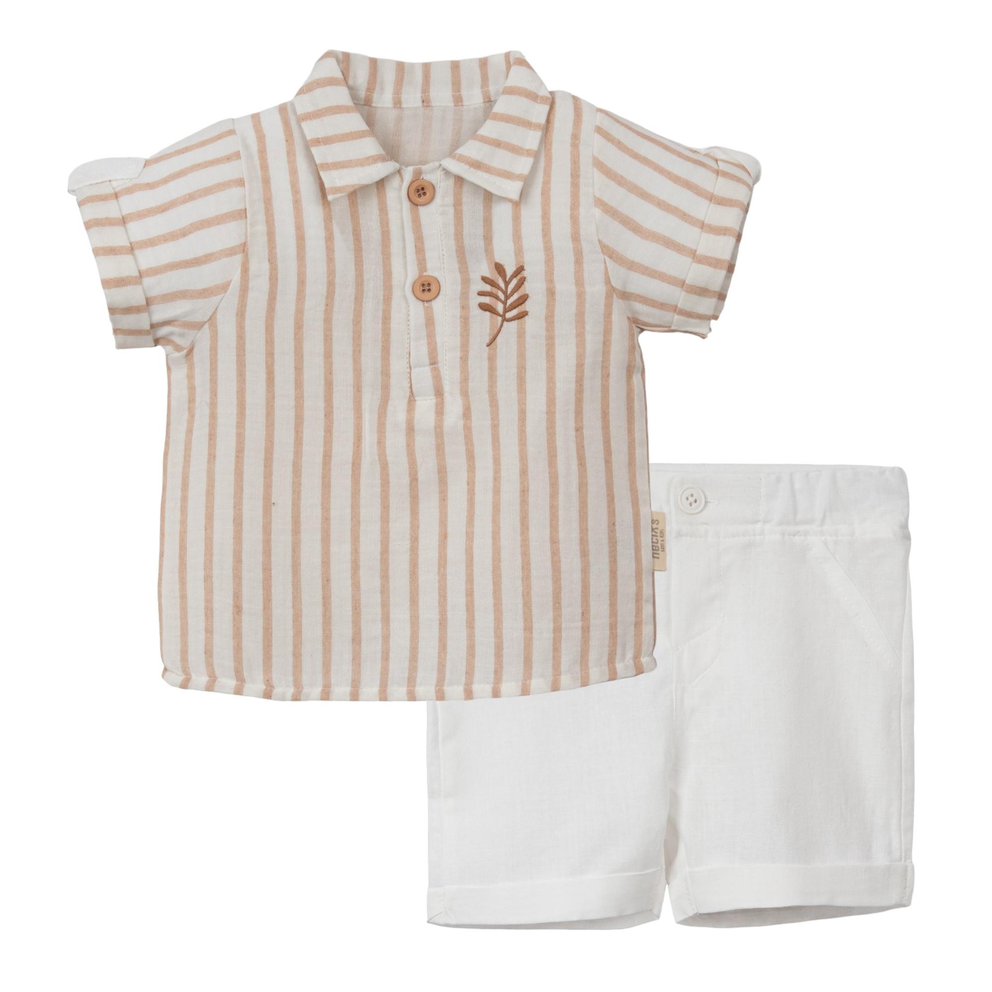 Romanya Gömlekli Erkek Çocuk İkili Takım