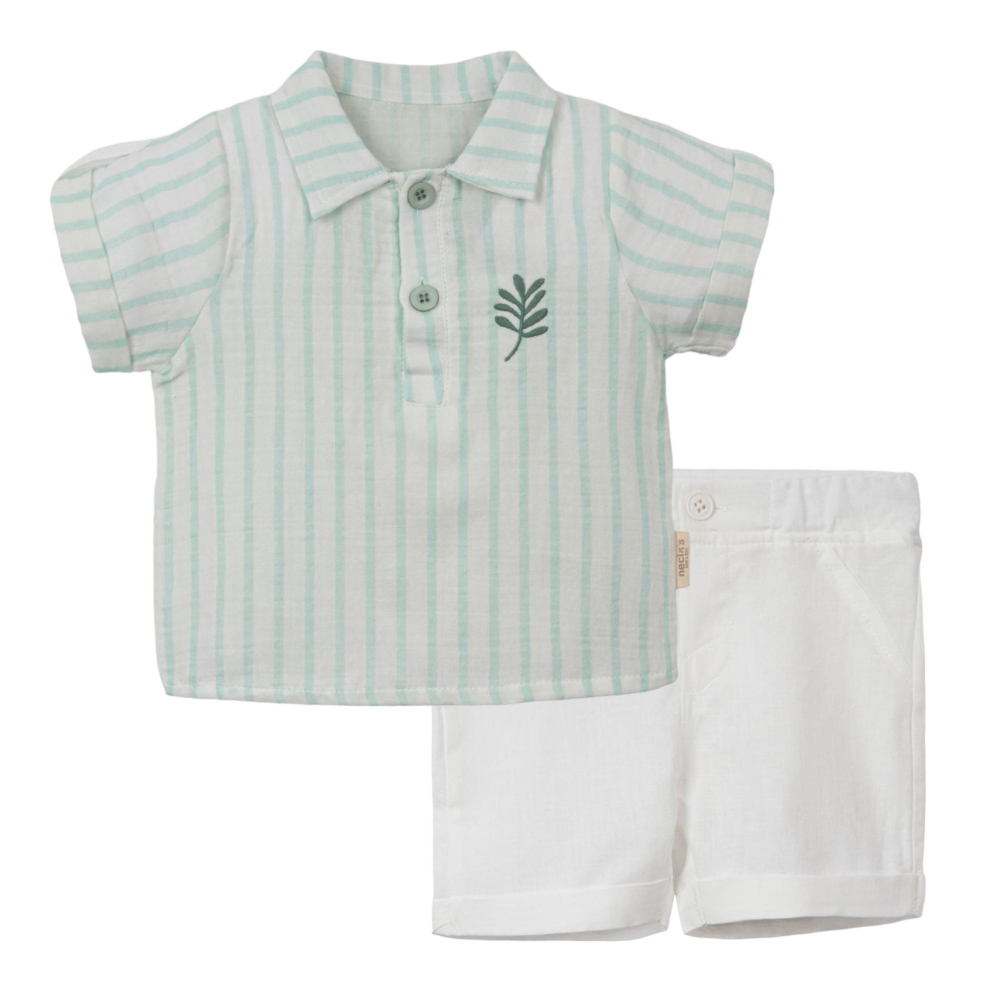 Romanya Gömlekli Erkek Çocuk İkili Takım