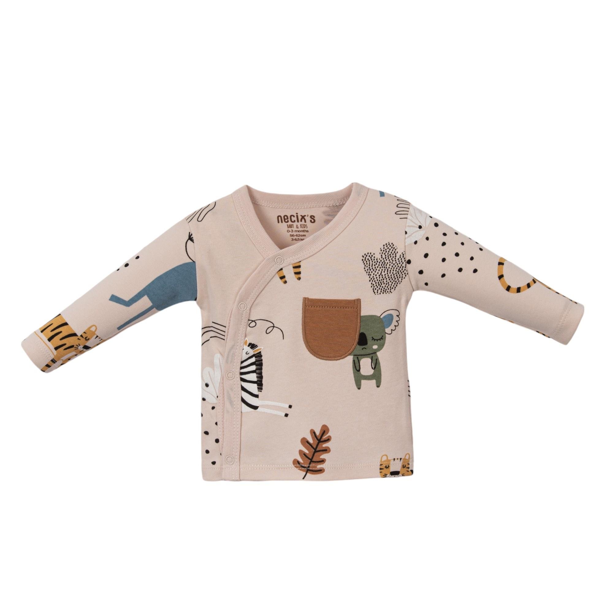 Safari Erkek Bebek Hastane Çıkışı Beşli Set