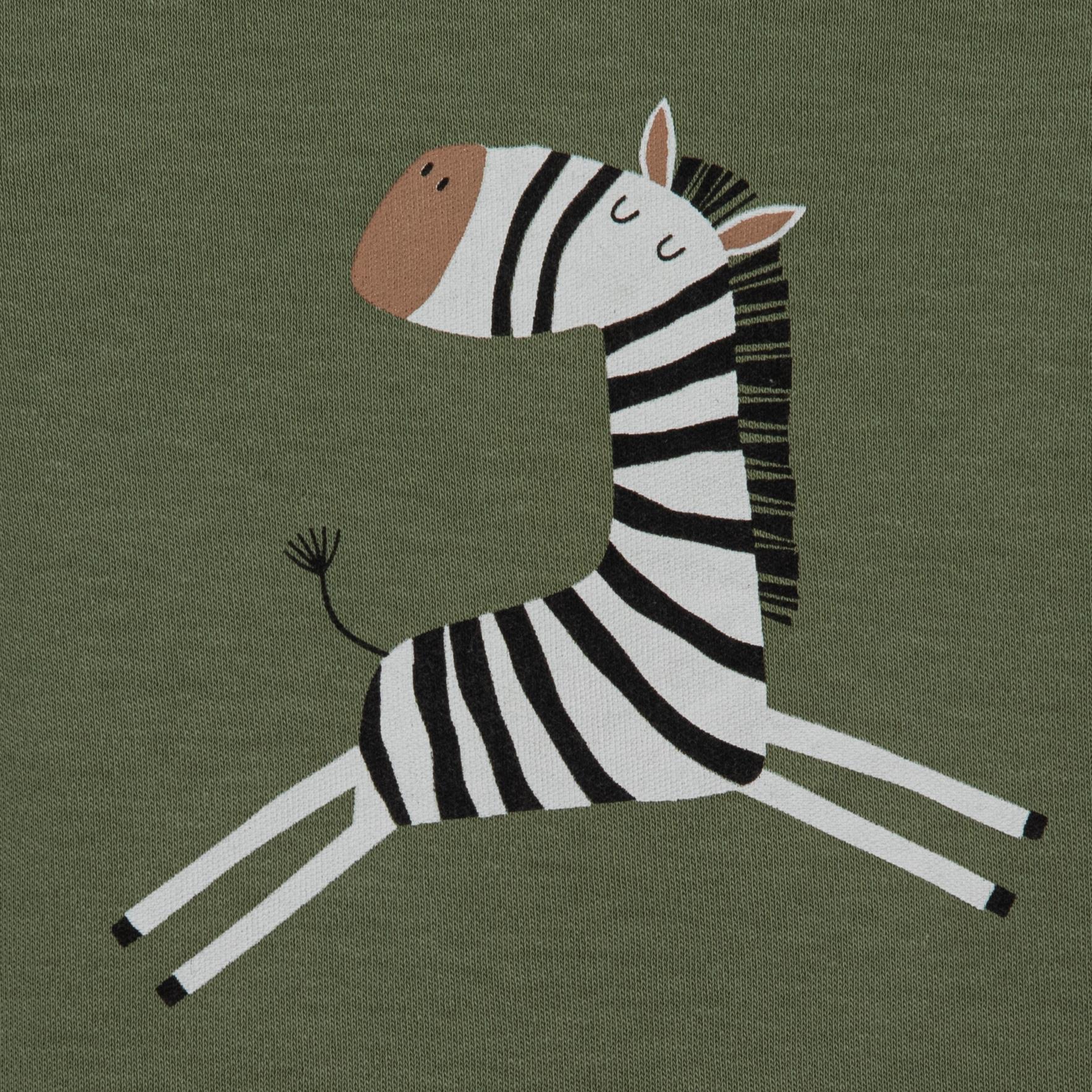 Safari Kız Bebek Üçlü Body