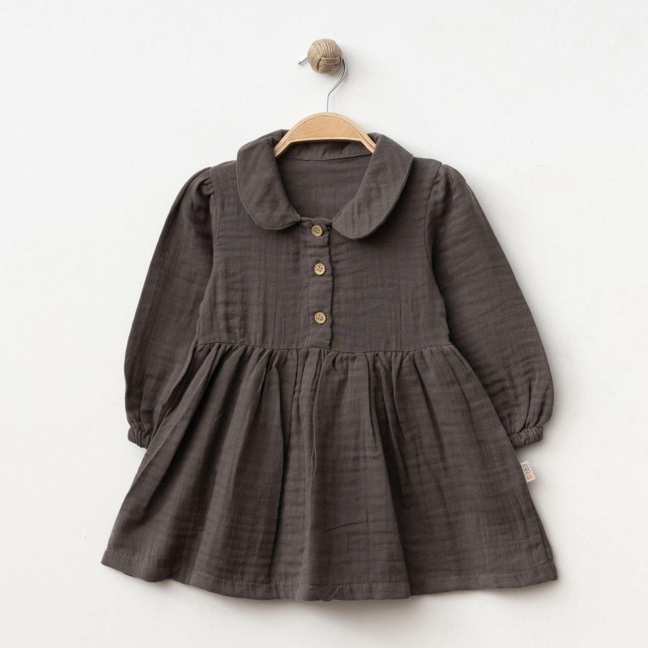 SD BABY BEBE YAKALI MÜSLİN ELBİSE