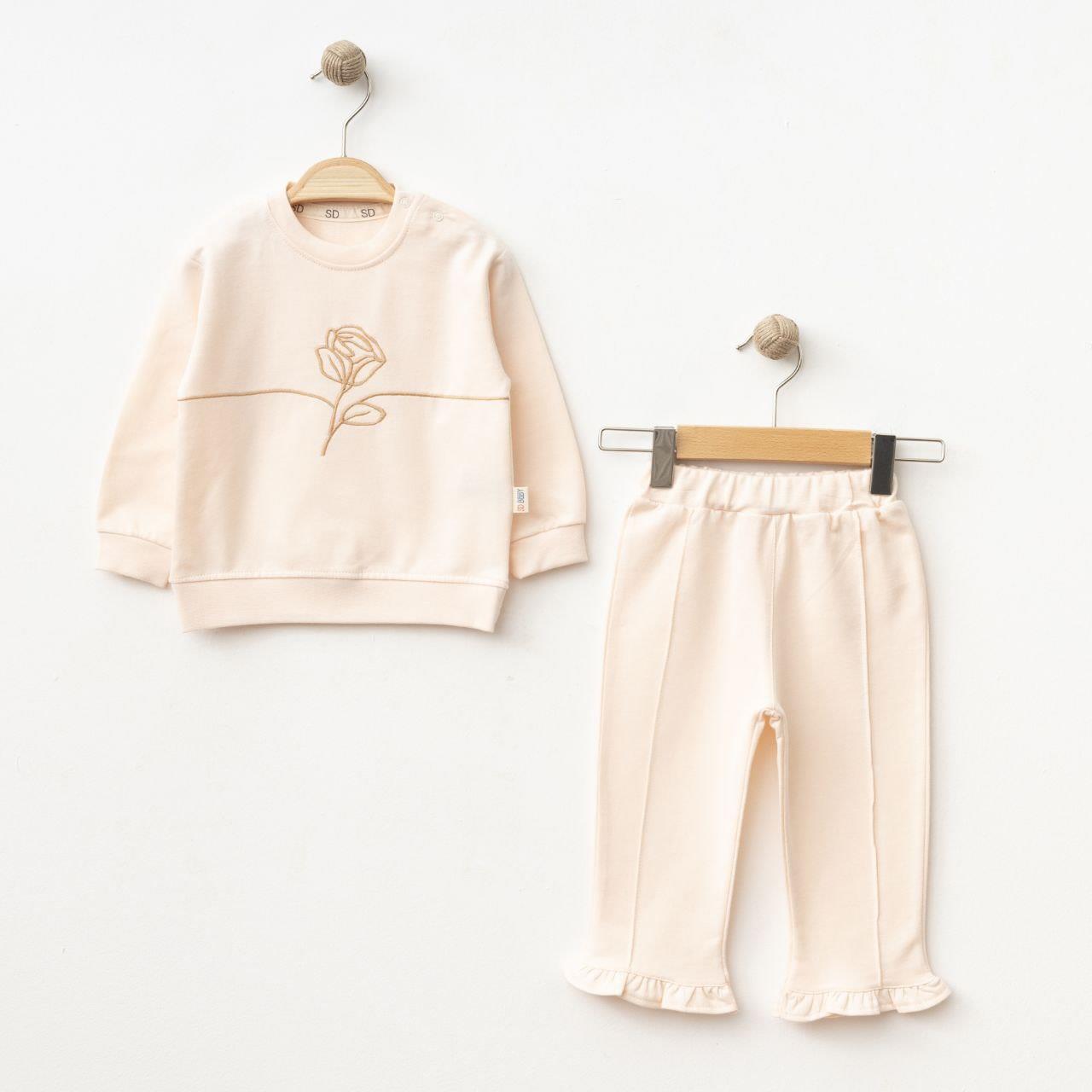 SD BABY GÜL NAKIŞLI 2 Lİ TAKIM 6-24 AY