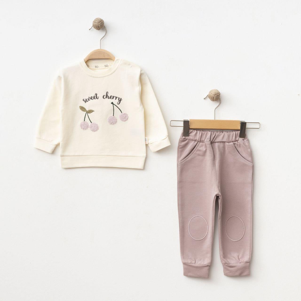 SD BABY KİRAZ NAKIŞLI 2 Lİ TAKIM 6-24 AY