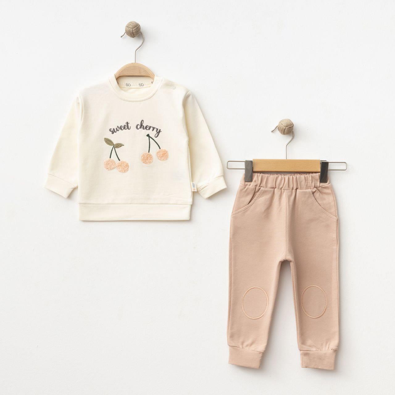 SD BABY KİRAZ NAKIŞLI 2 Lİ TAKIM 6-24 AY
