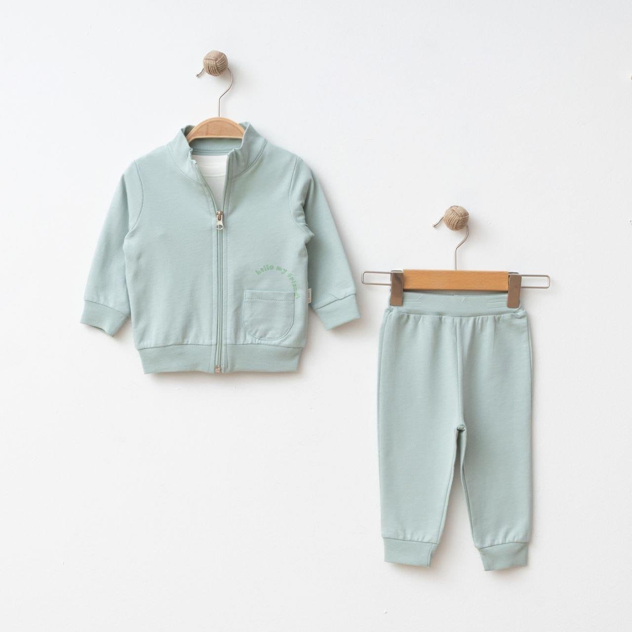 SD BEBE HELLO MY BASKILI  ERKEK BEBEK 3 LÜ TAKIM