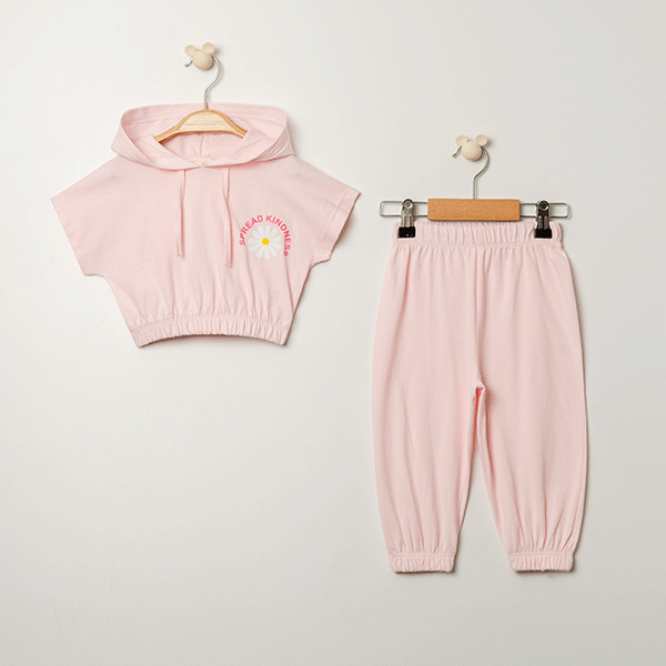 ŞİNDAX KIZ ÇOCUK PAPATYA BASKILI TAKIM 2-5 Y