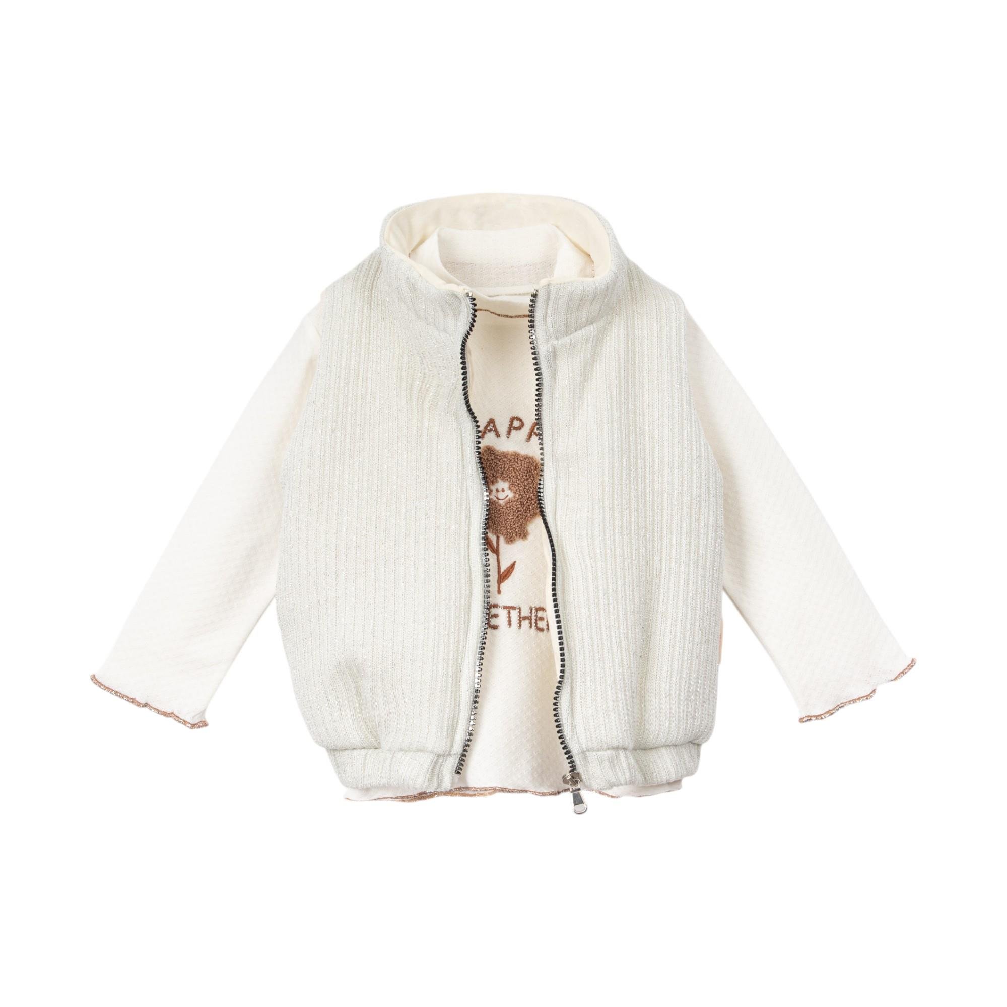 Star Şişme Yelekli Kız Bebek Üçlü Takım