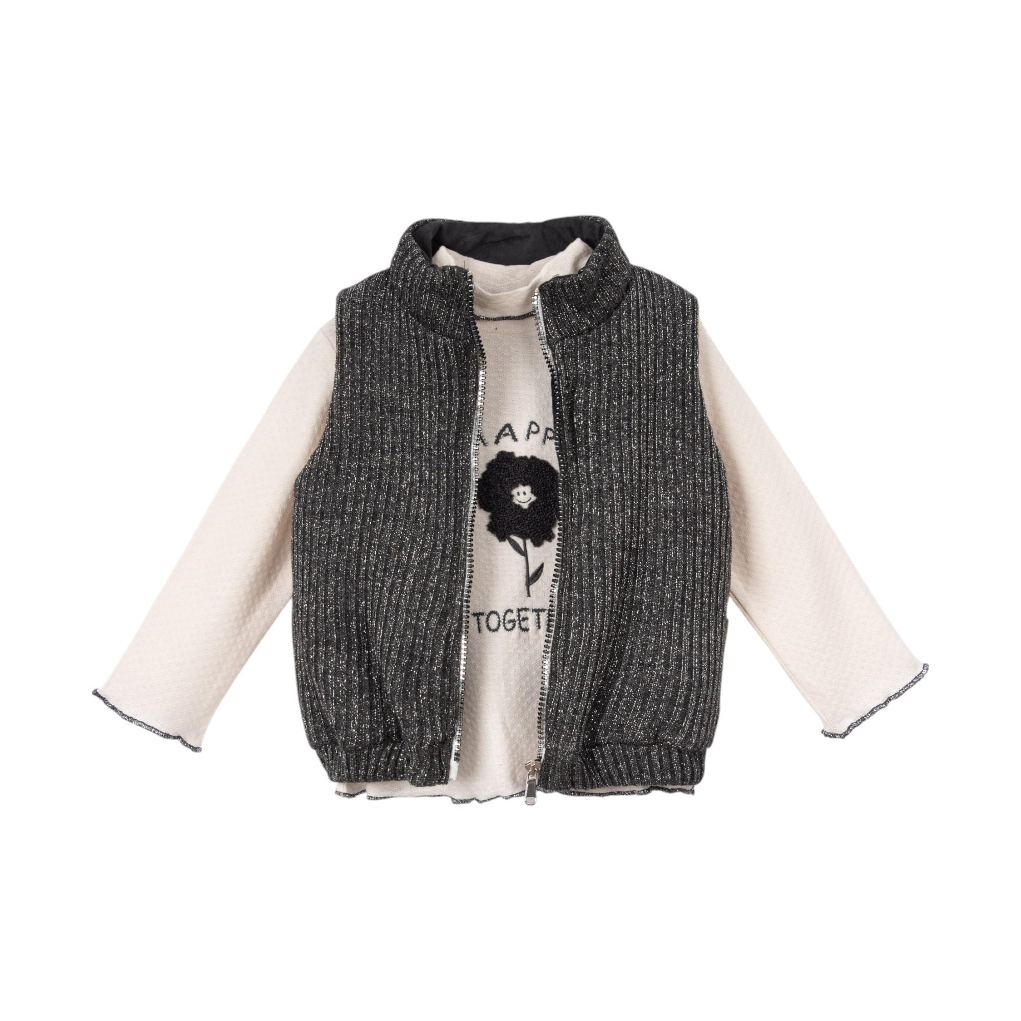 Star Şişme Yelekli Kız Bebek Üçlü Takım