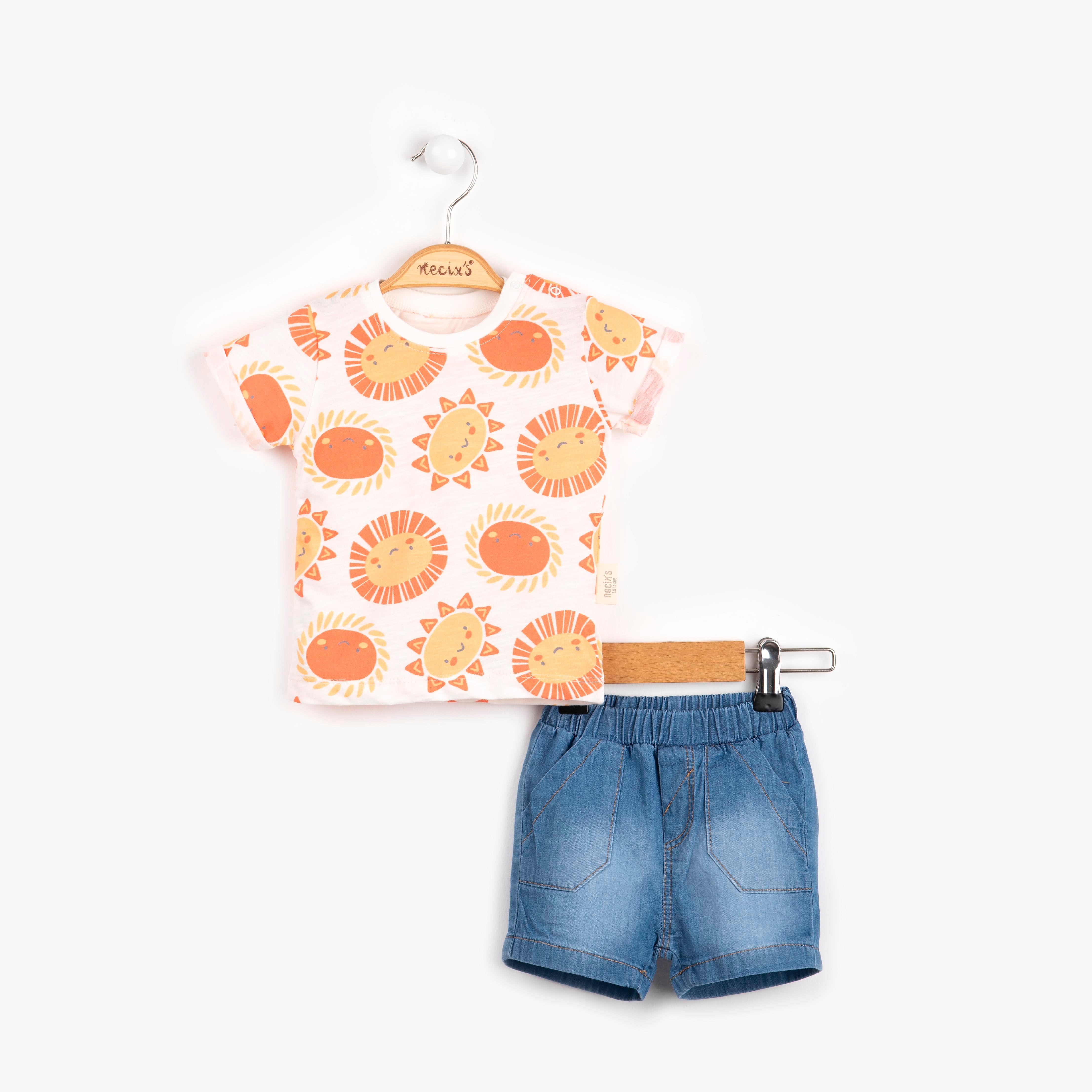 SUN FİGÜRLÜ İKİLİ TAKIM ERKEK