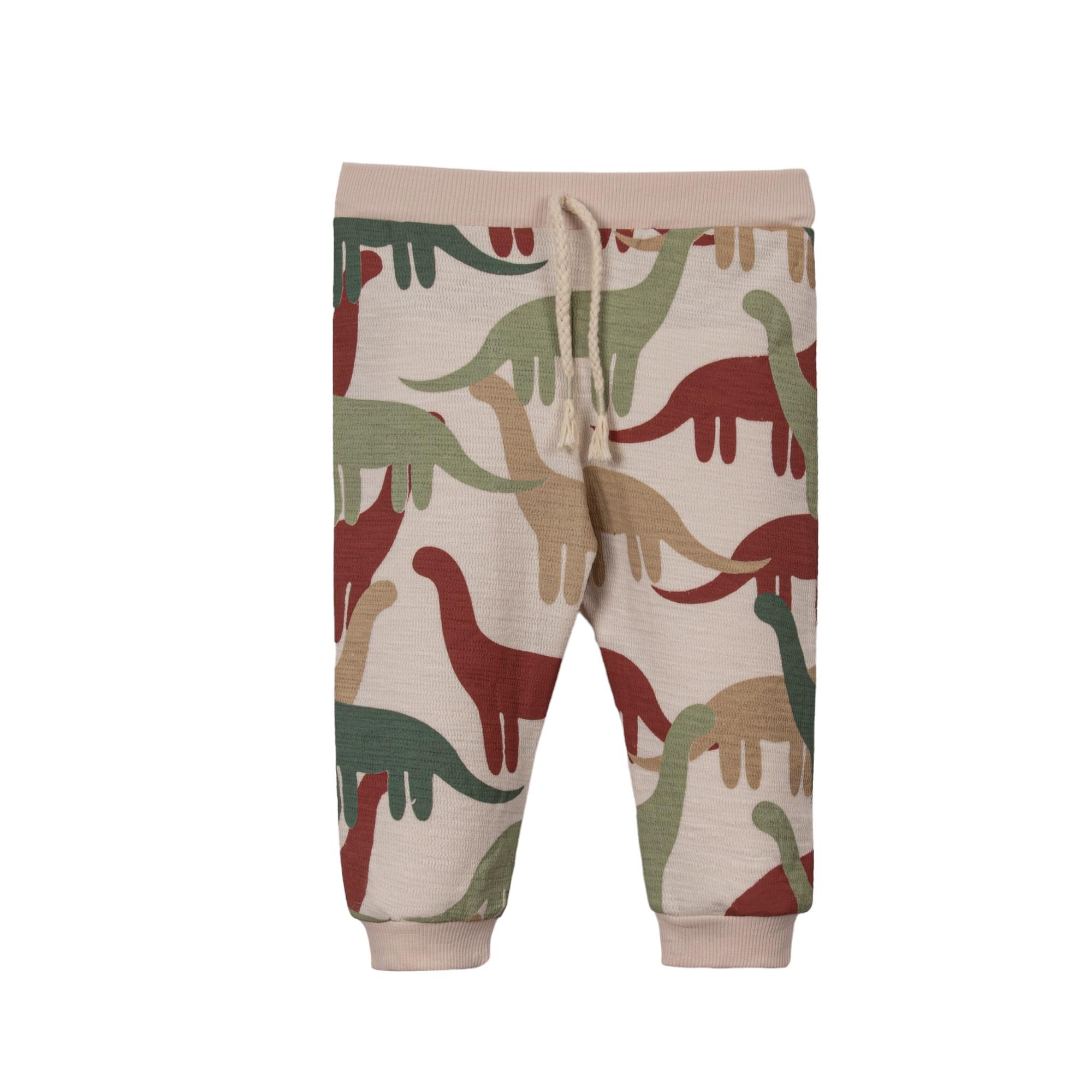 Süper Dino Figürlü Erkek Bebek Bodyli Takım