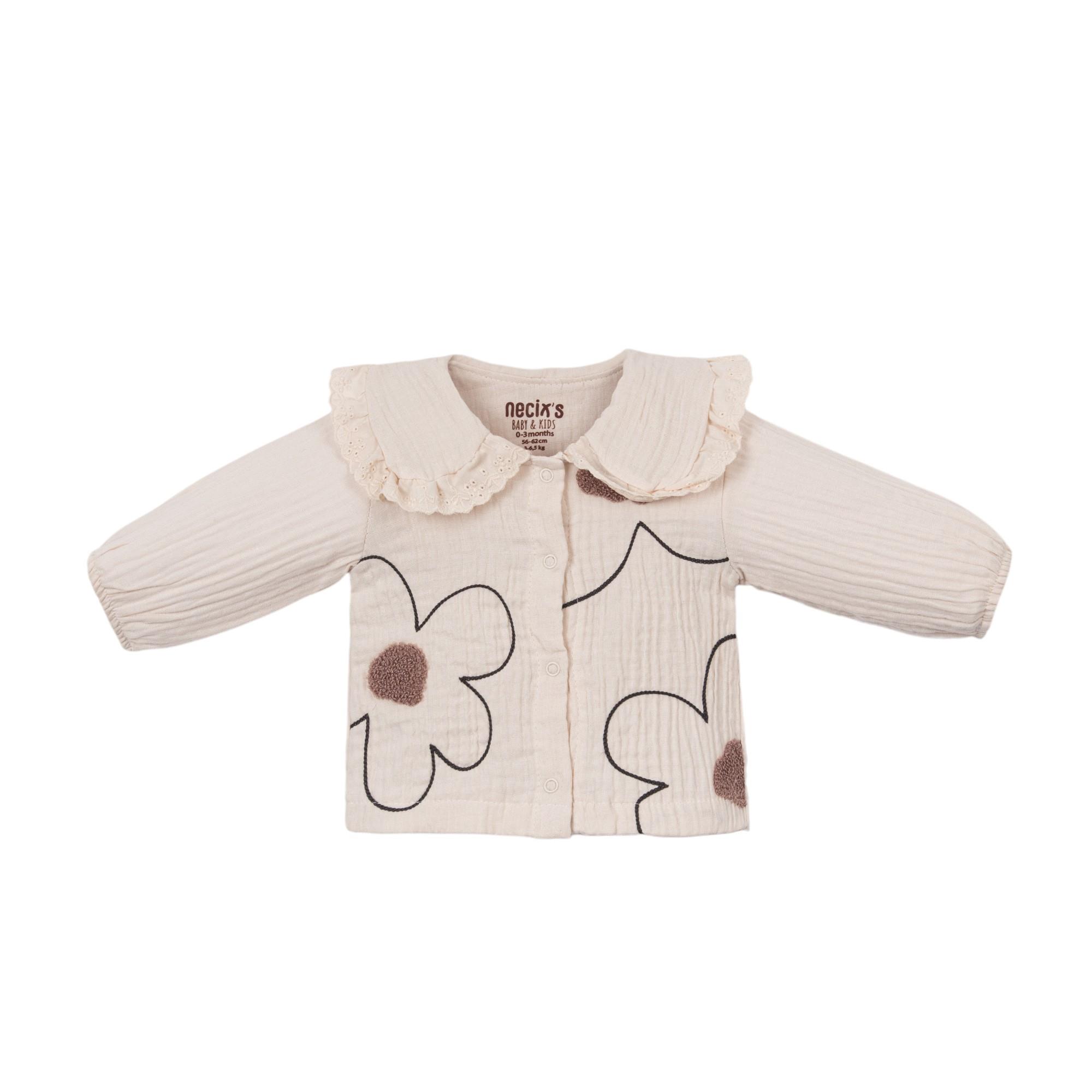 Süzene Çiçek Kız Bebek Hastane Çıkışı Beşli Set