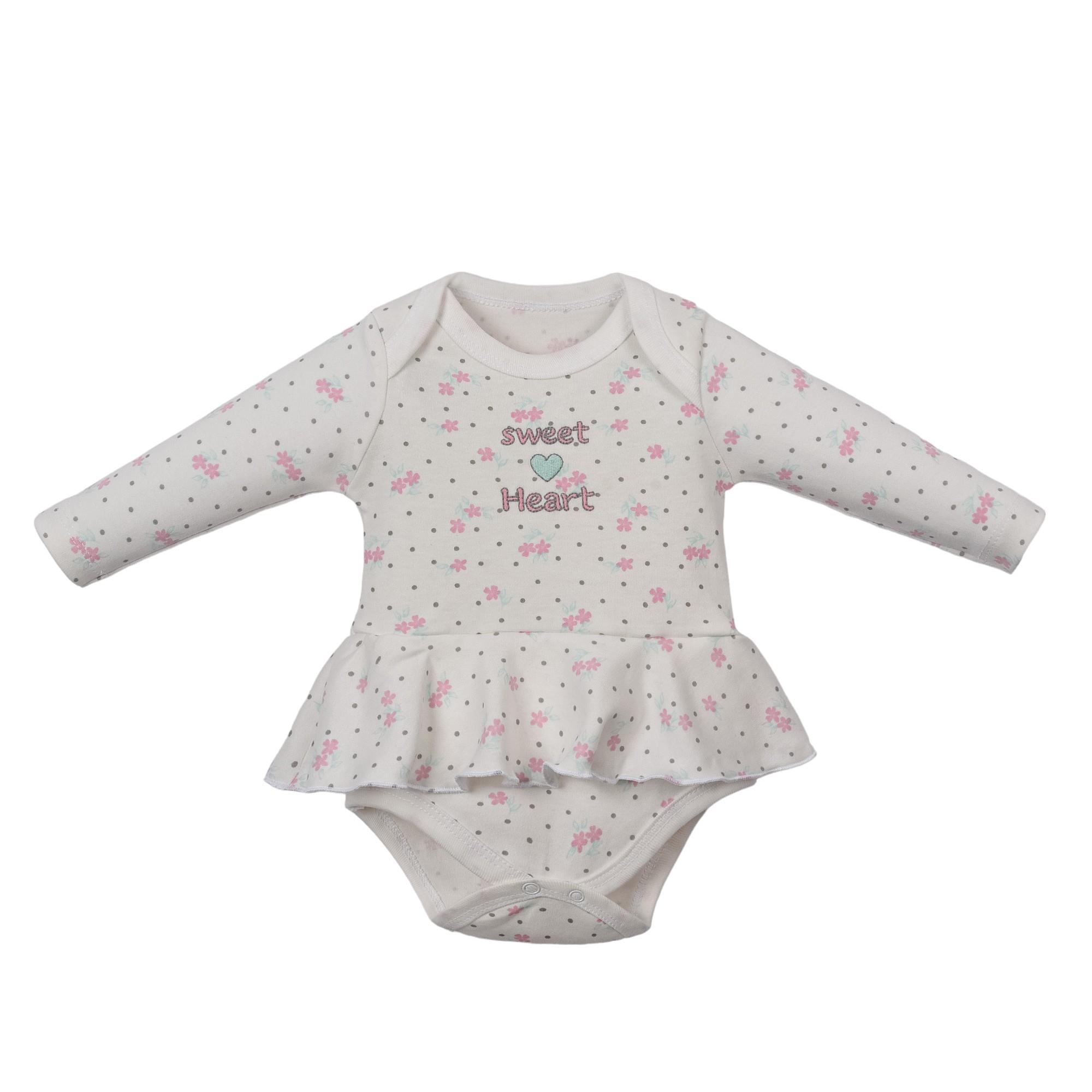 Sweat Heart Kız Bebek Bodyli Takım