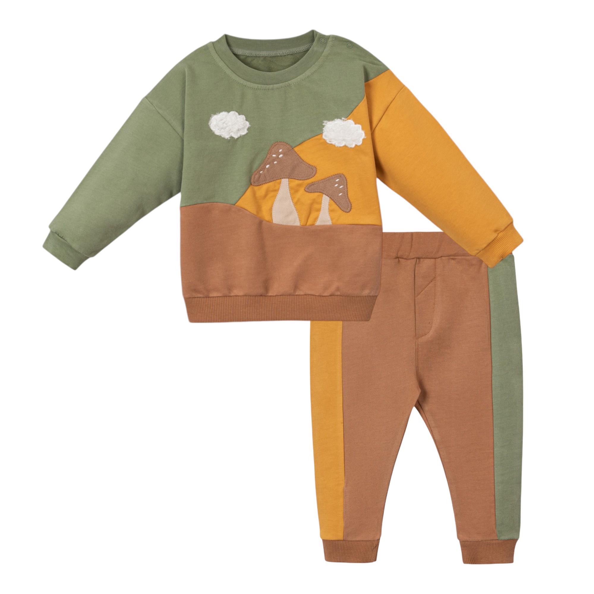 Tai Mantar Temalı Erkek Bebek İkili Takım