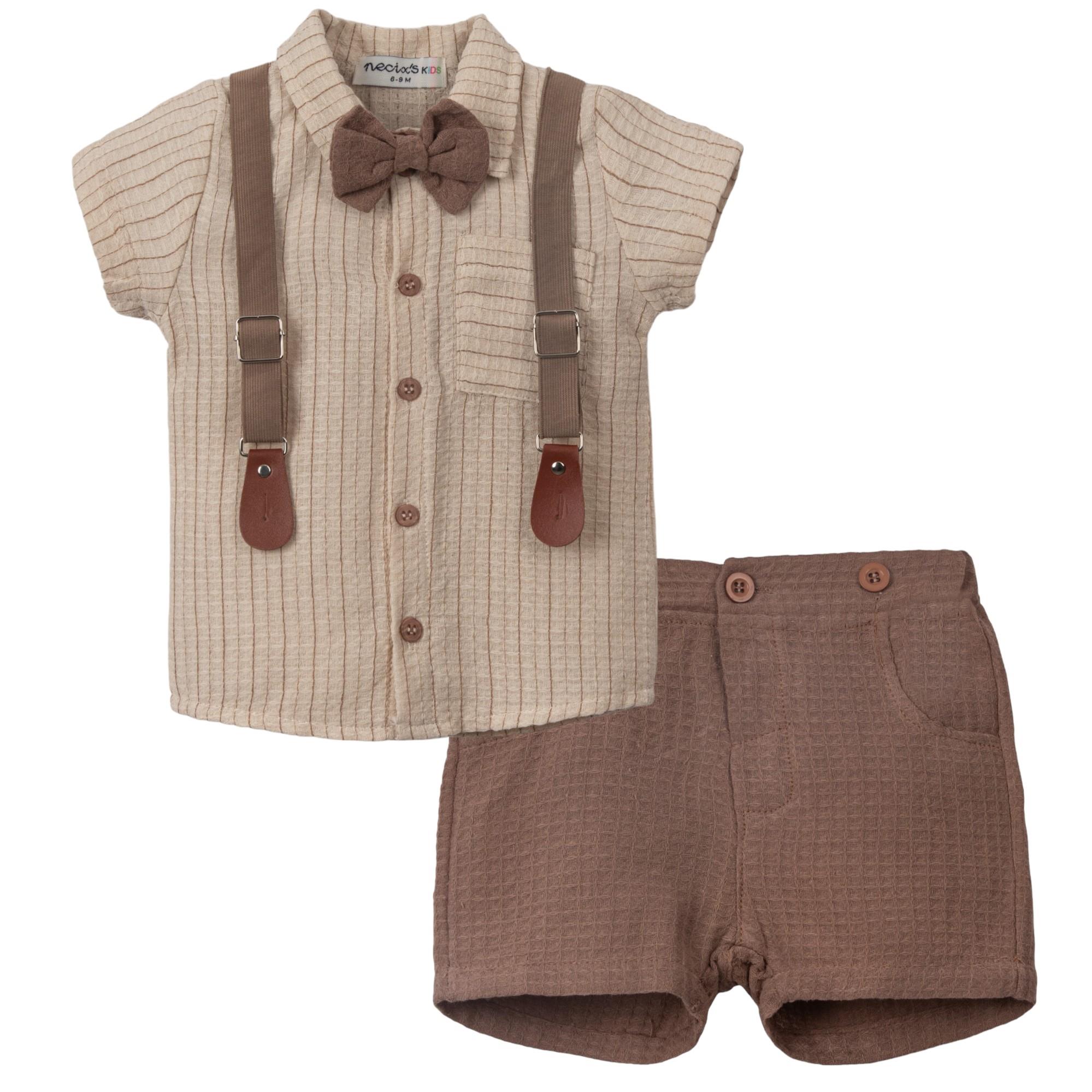 Tandil Gömlekli Erkek Bebel İkili Takım