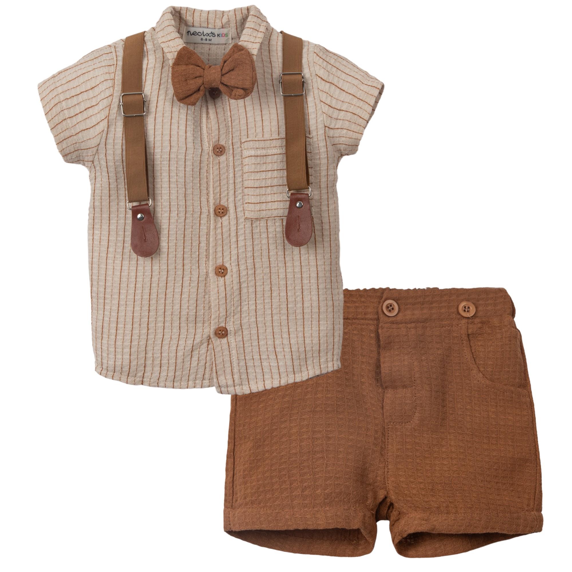 Tandil Gömlekli Erkek Bebel İkili Takım