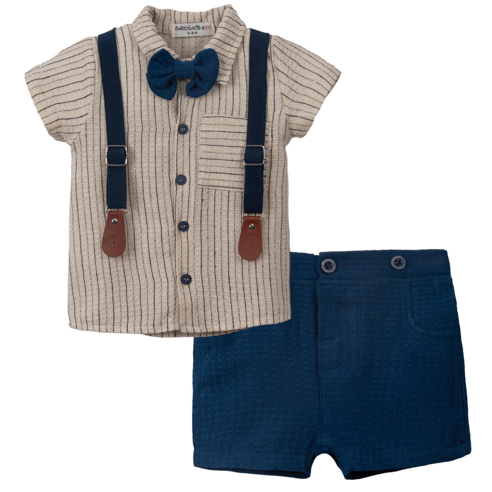 Tandil Gömlekli Erkek Bebel İkili Takım