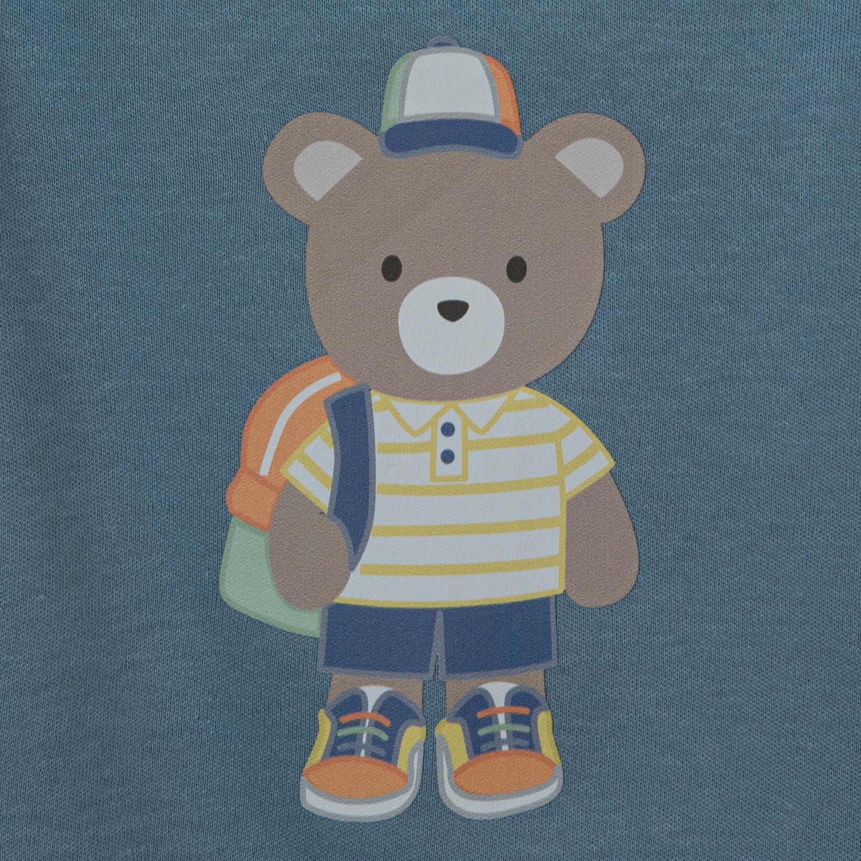 Teddy Colorful Erkek Bebek Üçlü Body