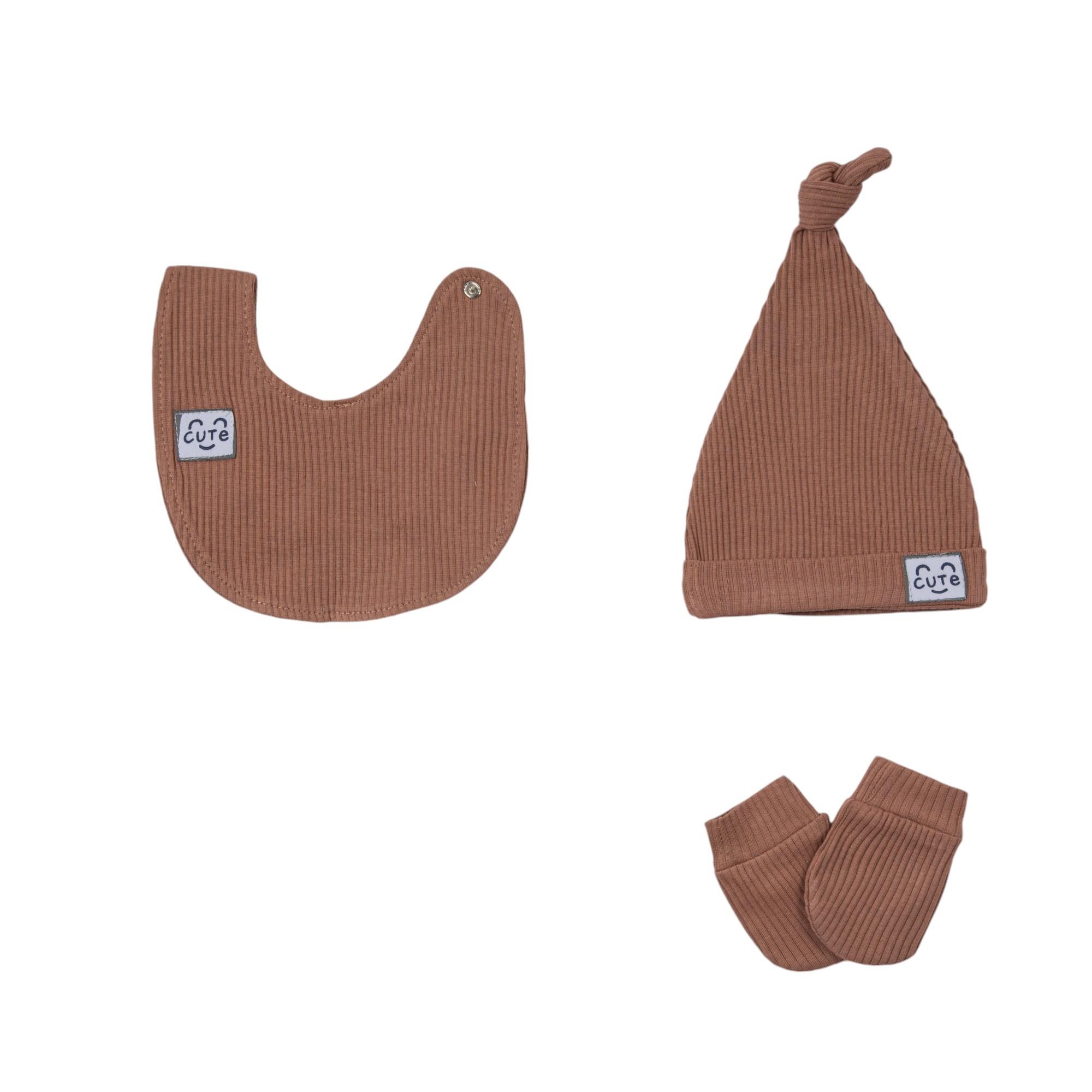 Three Little Bear Erkek Bebek Hastane Çıkışı Beşli Set