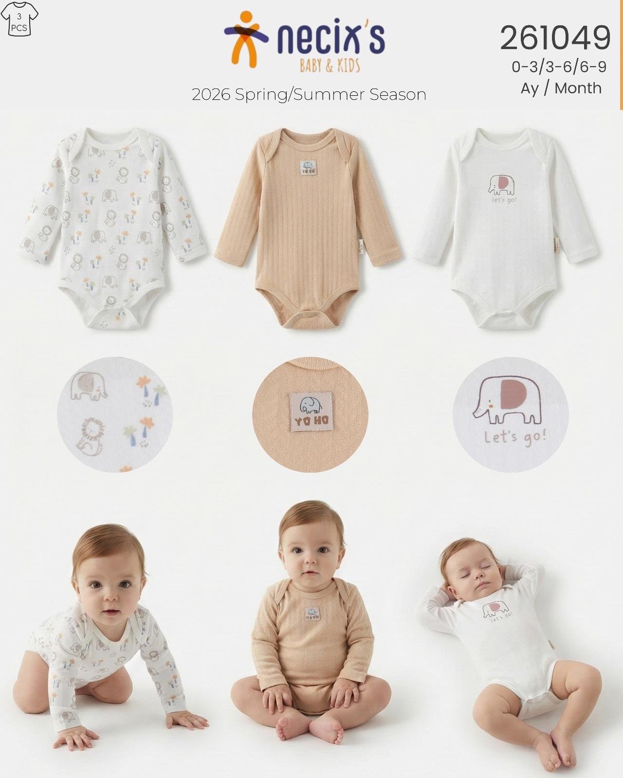 TİNY SAFARİ TEKBOY BADİ 0-9 AY