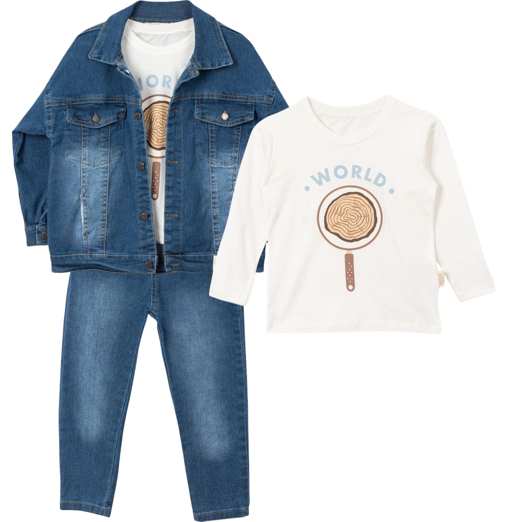 Tog Erkek Çocuk Üçlü Kot Takım