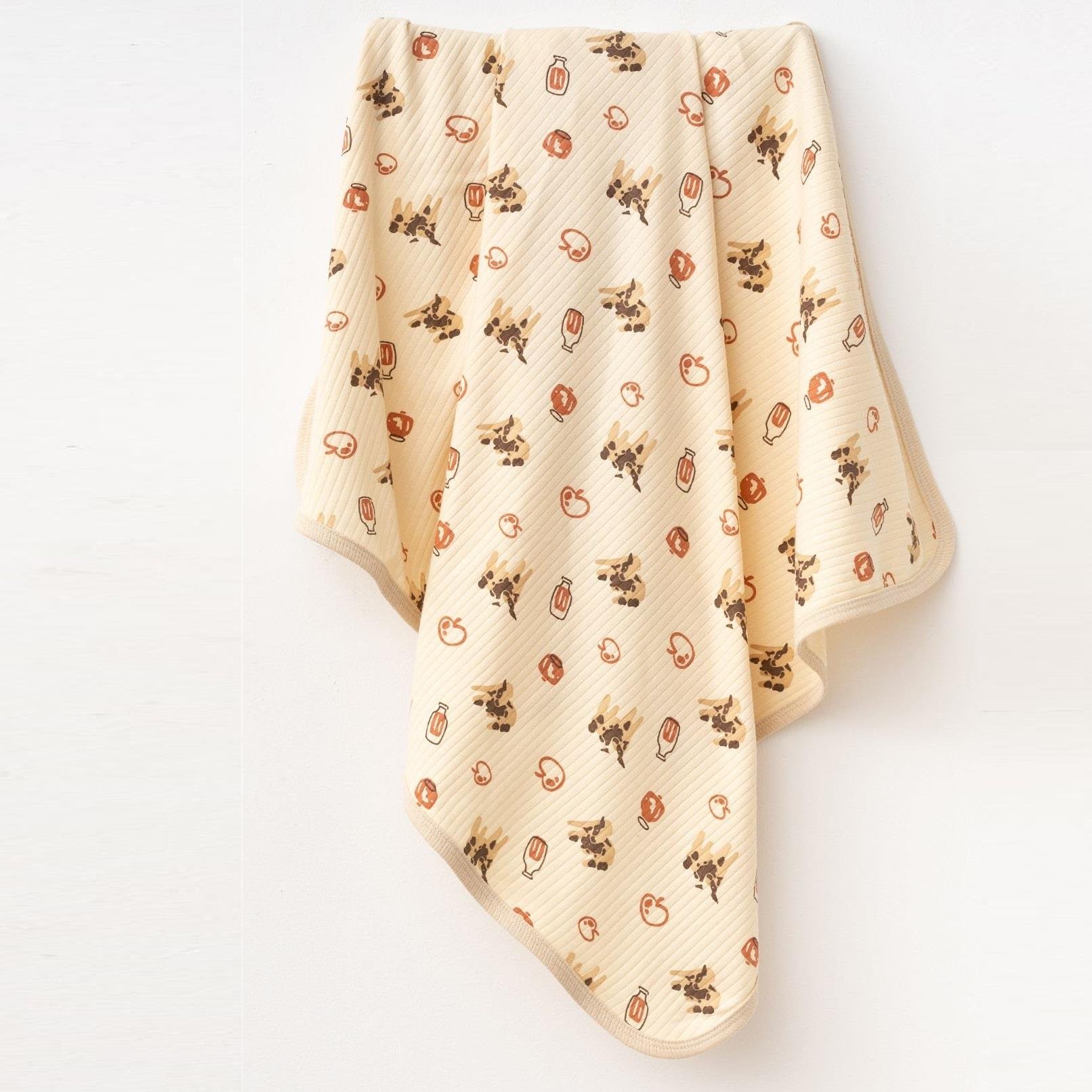 Turuncu Elma Baskılı 80*90 cm Battaniye