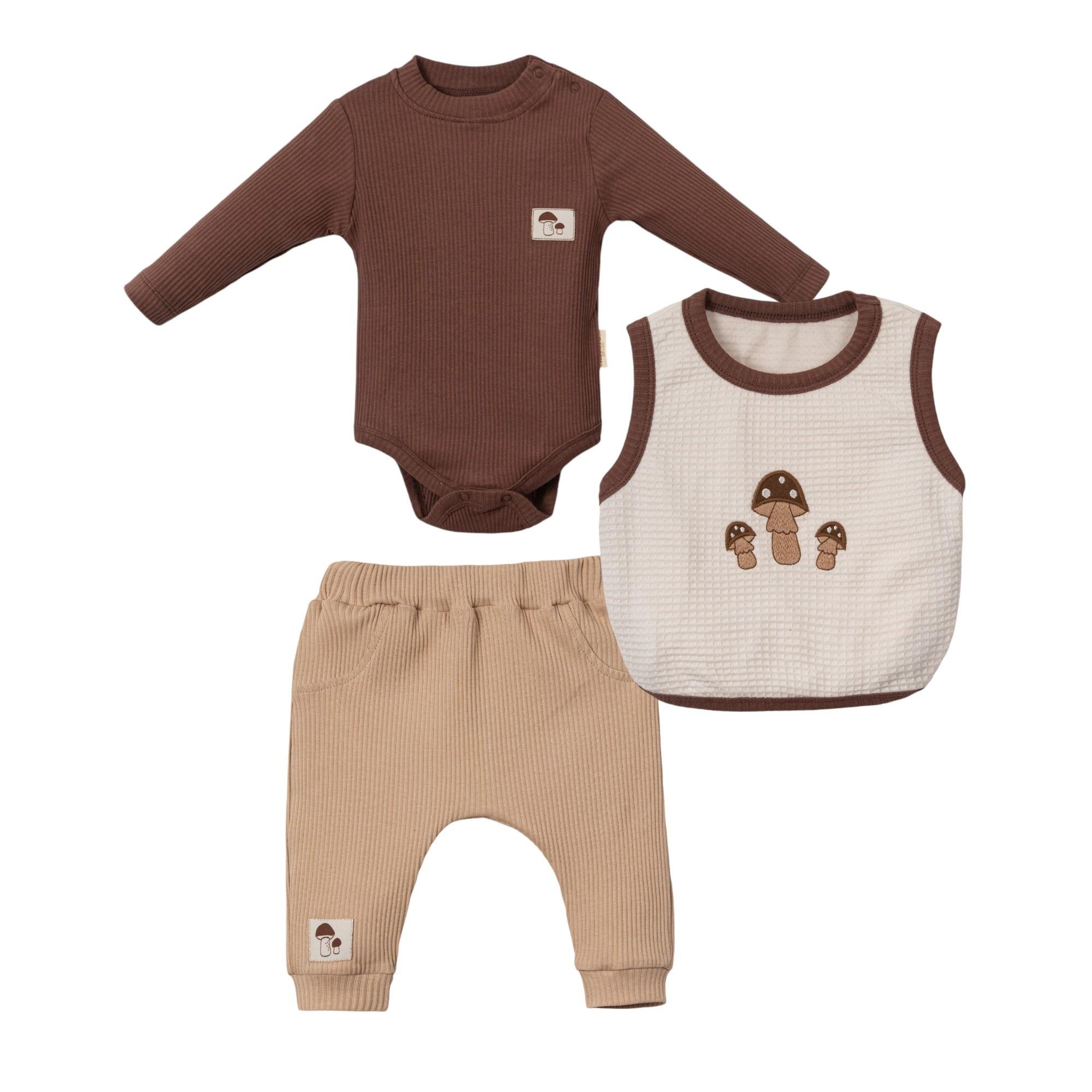 Vardo Mantar Erkek Bebek Üçlü Takım