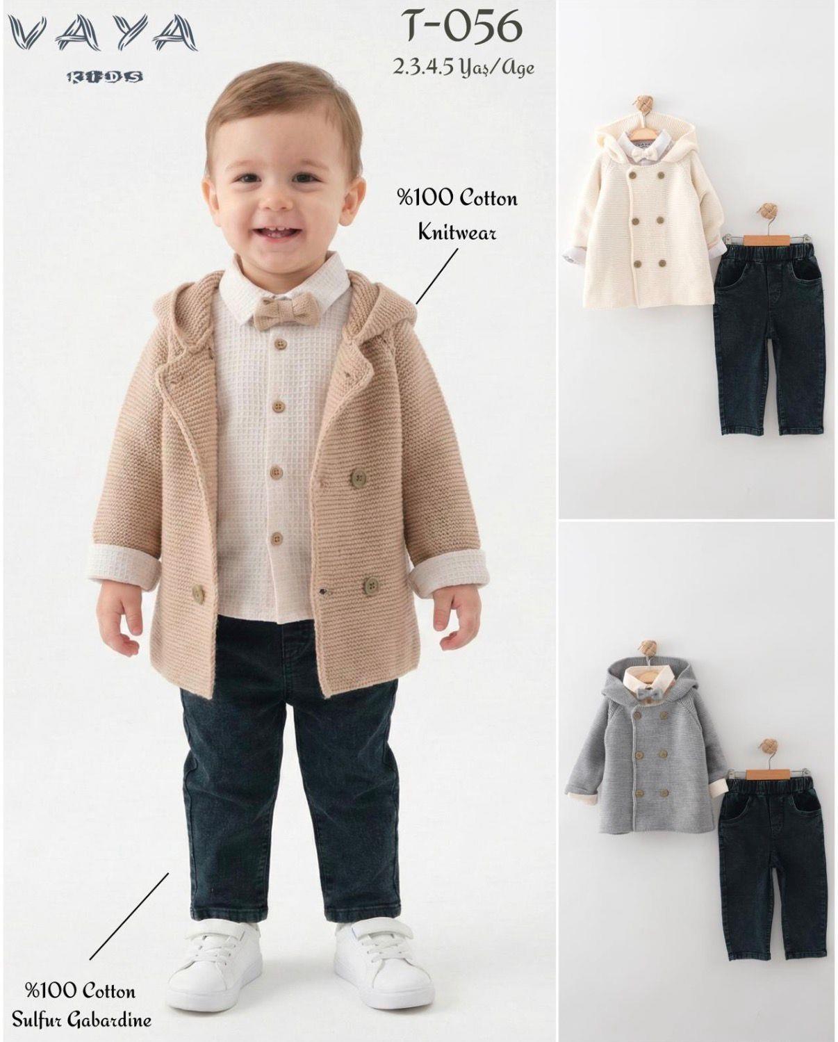 VAYA KİDS TRİKO HIRKALI 3 LÜ TAKIM 6-24 AY