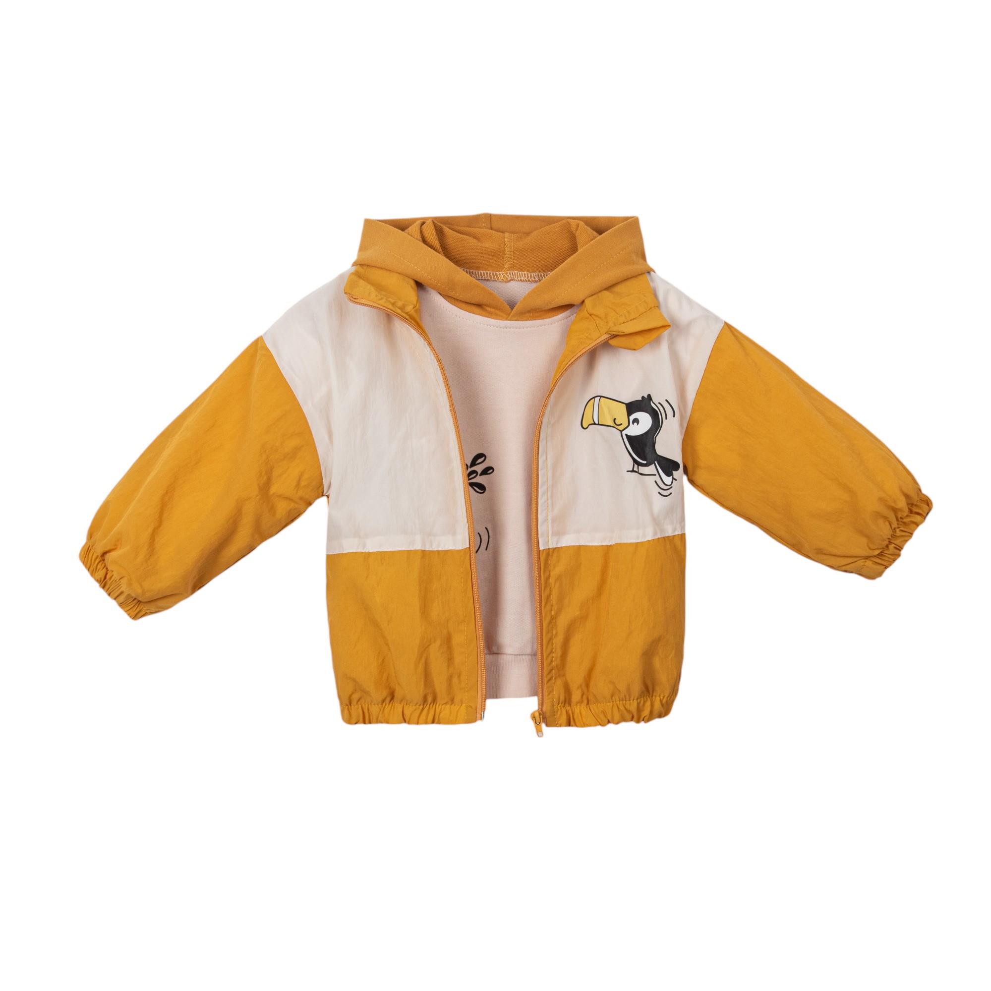 Velas Yağmurluklu Erkek Bebek Üçlü Takım