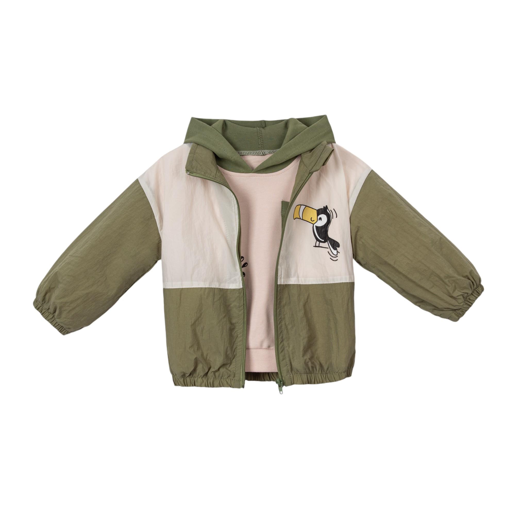 Velas Yağmurluklu Erkek Bebek Üçlü Takım