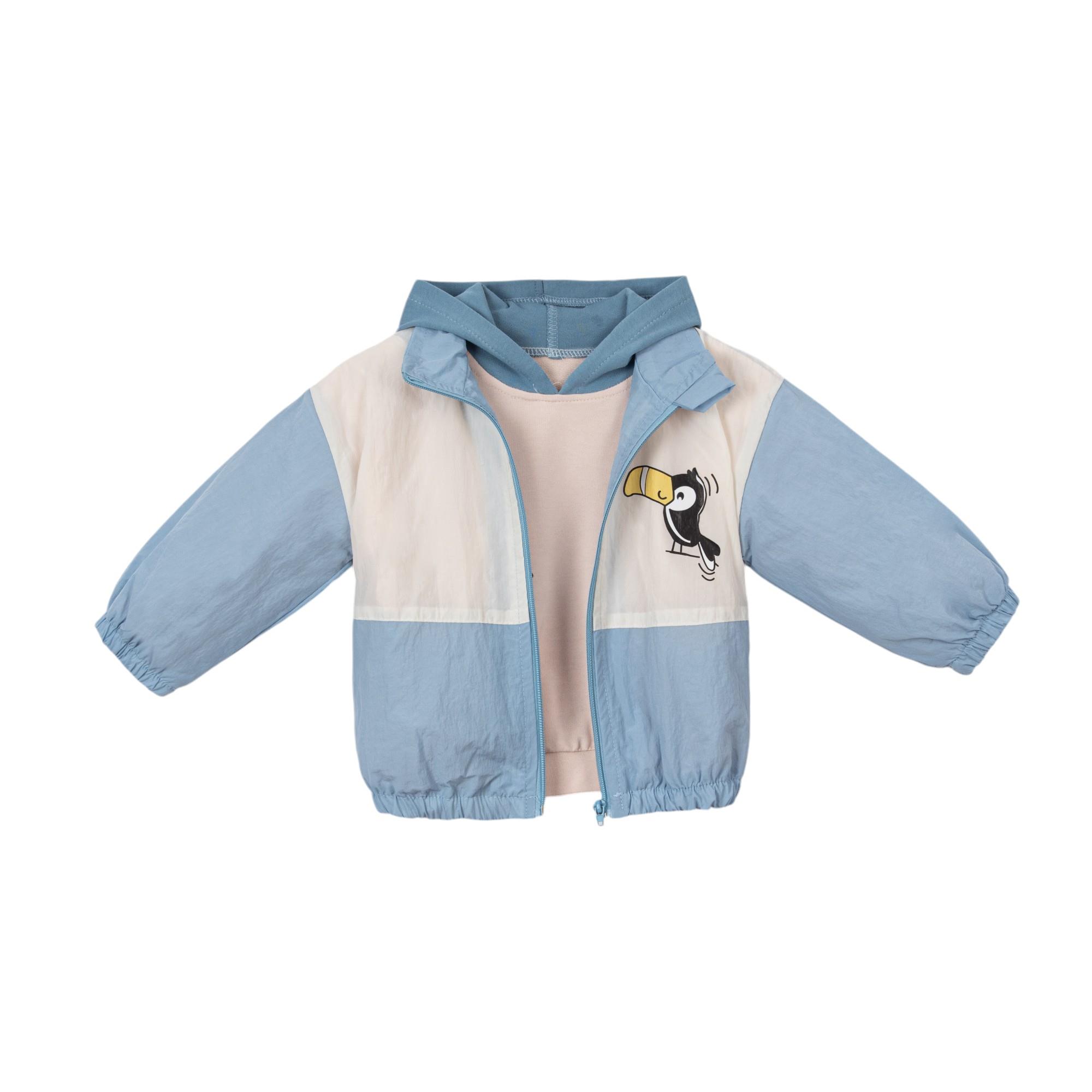 Velas Yağmurluklu Erkek Bebek Üçlü Takım