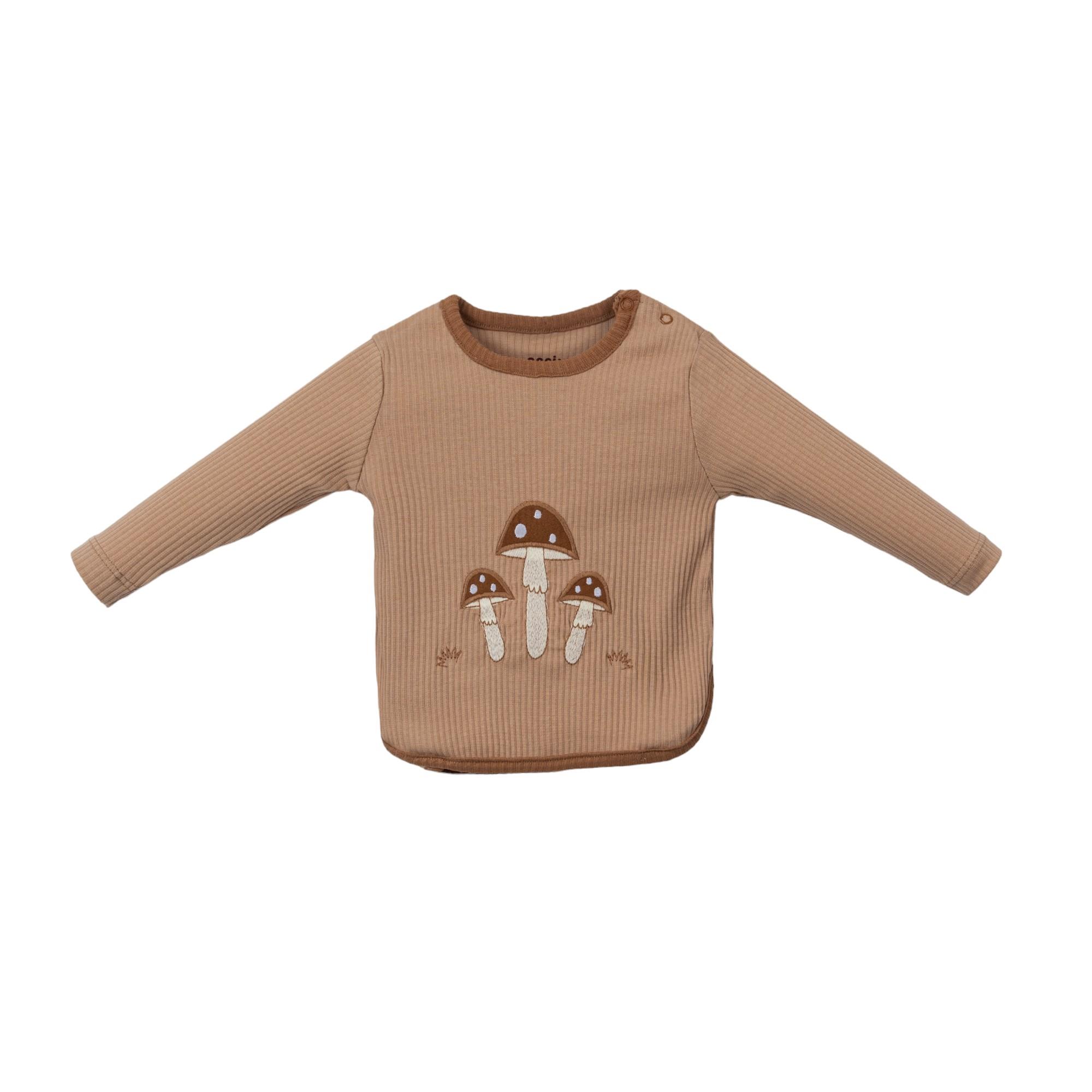 Venedik Mantar Temalı Patikli Erkek Bebek İkili Takım