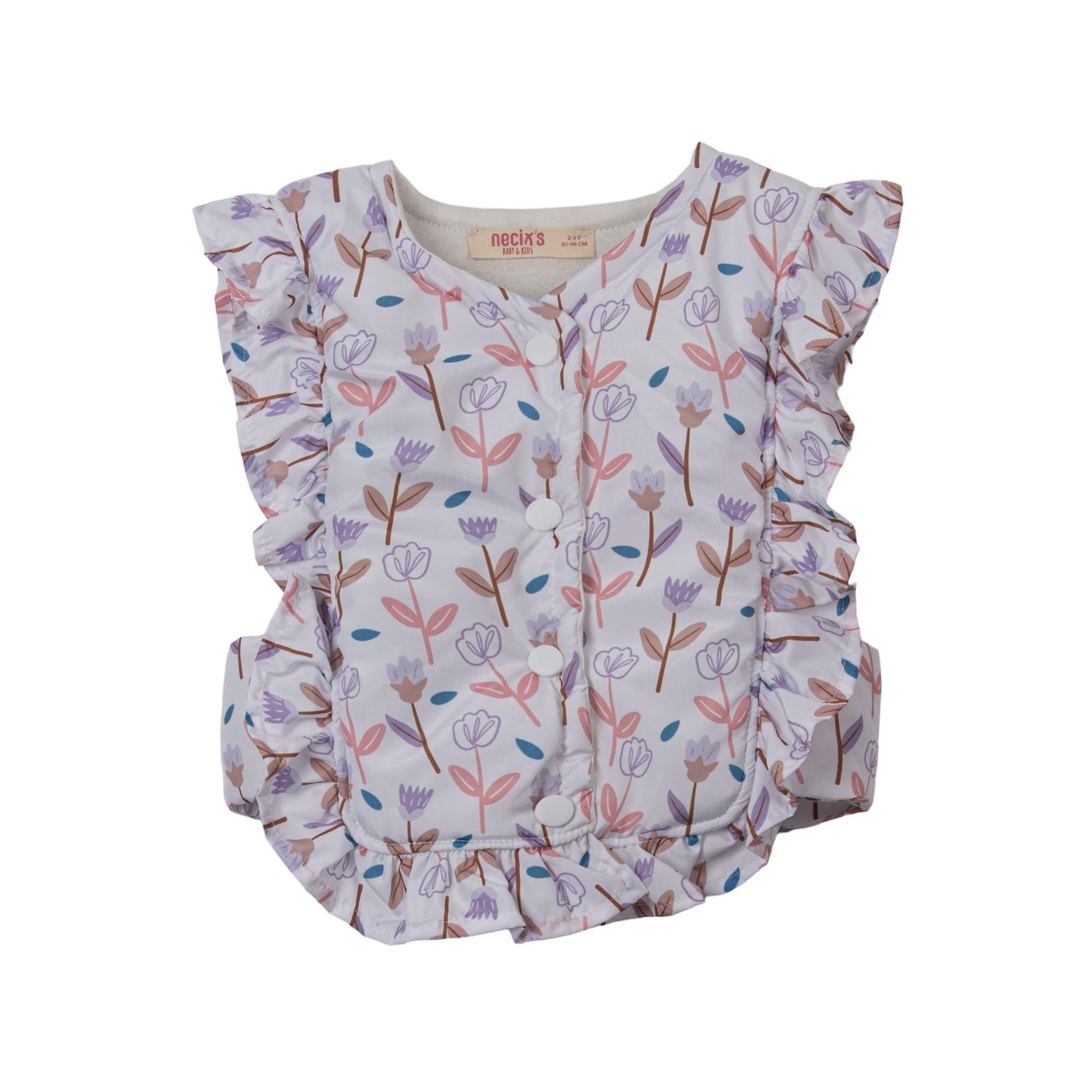 Venedik Şişme Yelekli Kız Bebek Üçlü Takım