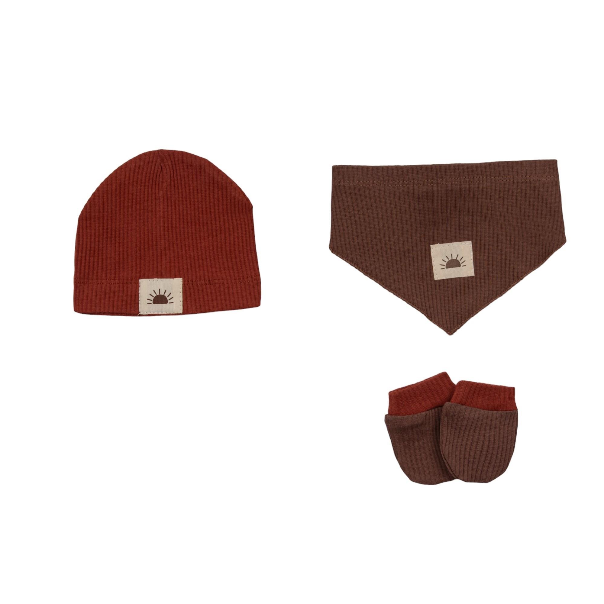 Verdun Güneş Temalı Erkek Bebek Hastane Çıkışı Beşli Set